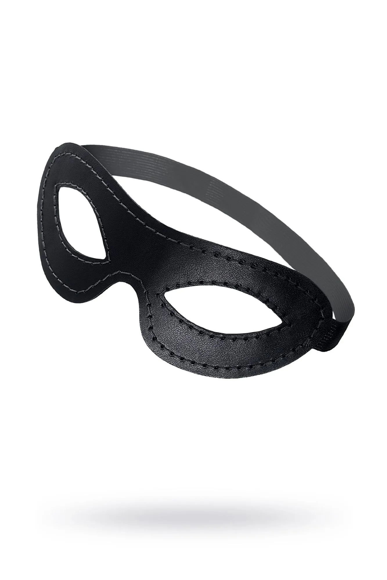 маска pecado bdsm, открытая овальная, натуральная кожа, черная в Севастополе