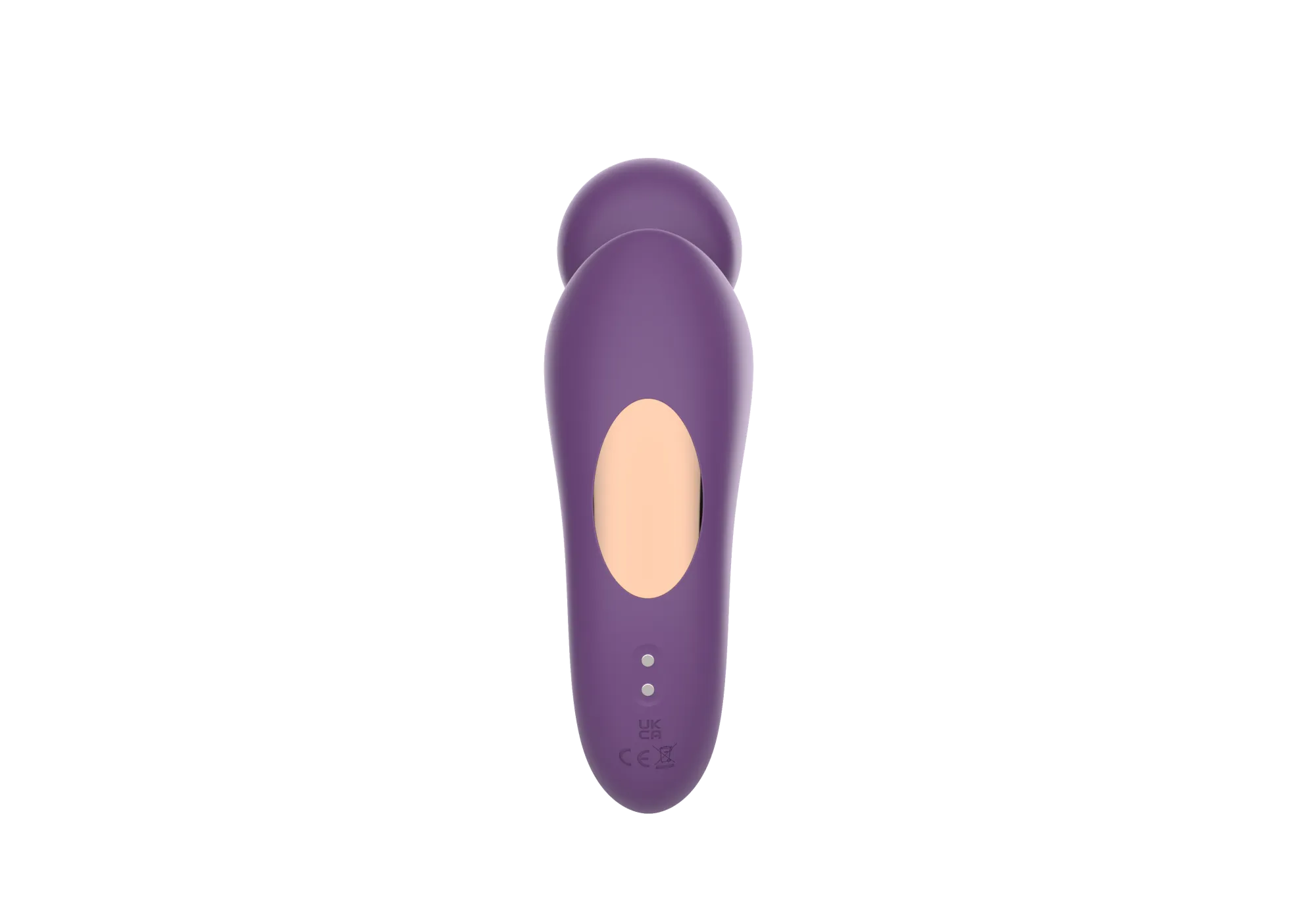 вибратор- вонд с изогнутым корпусом secwell sw24125-purple в Севастополе