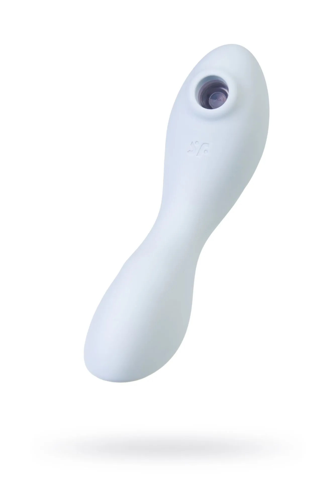 вакуумный стимулятор клитора satisfyer curvy trinity 5+, голубой в Севастополе