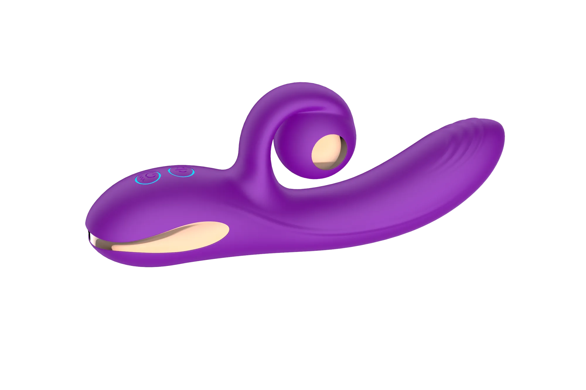 силиконовый вибратор-кролик с функцией вращения sw3052-purple в Севастополе