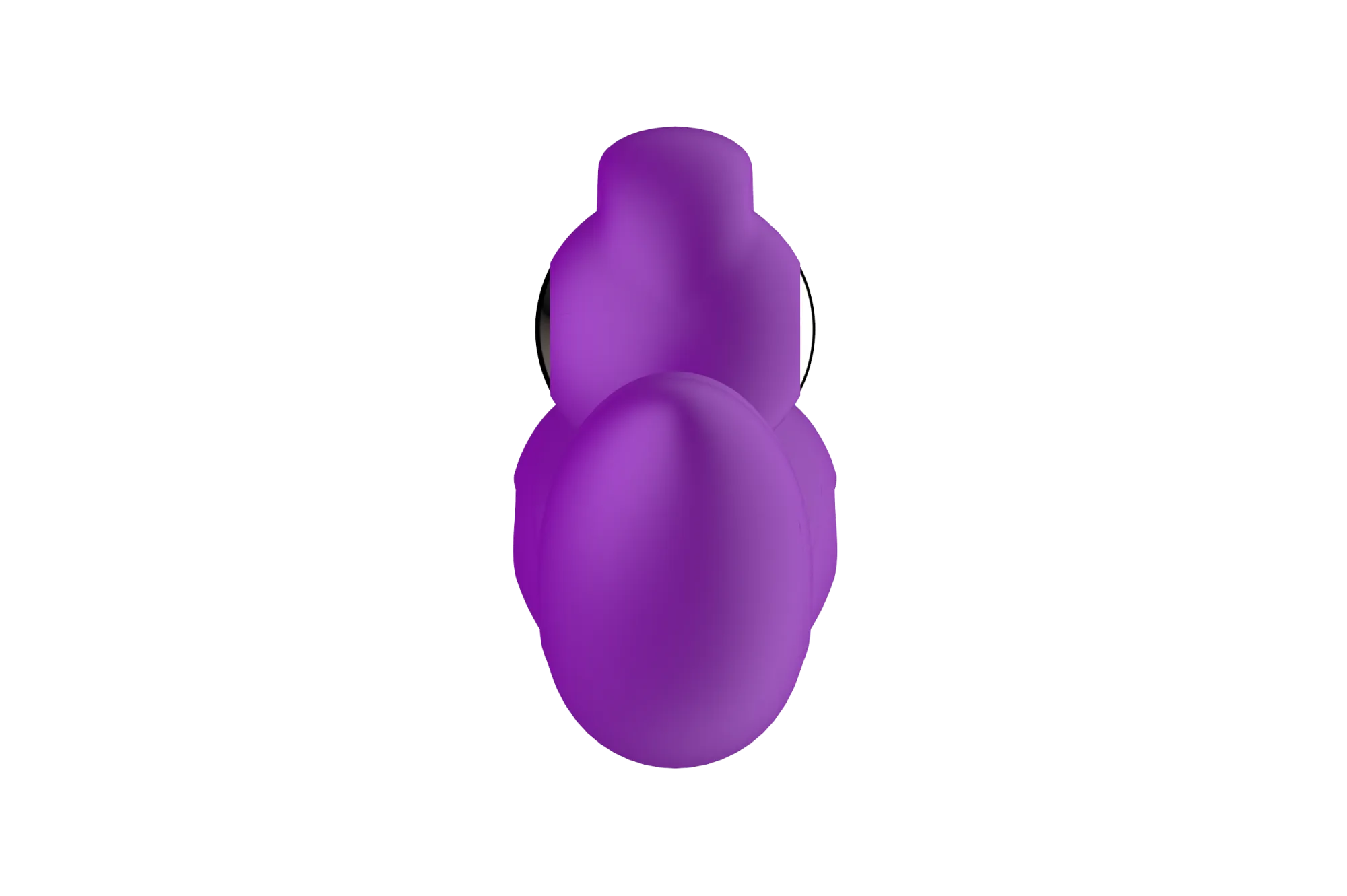 силиконовый вибратор-кролик с функцией вращения sw3052-purple в Севастополе