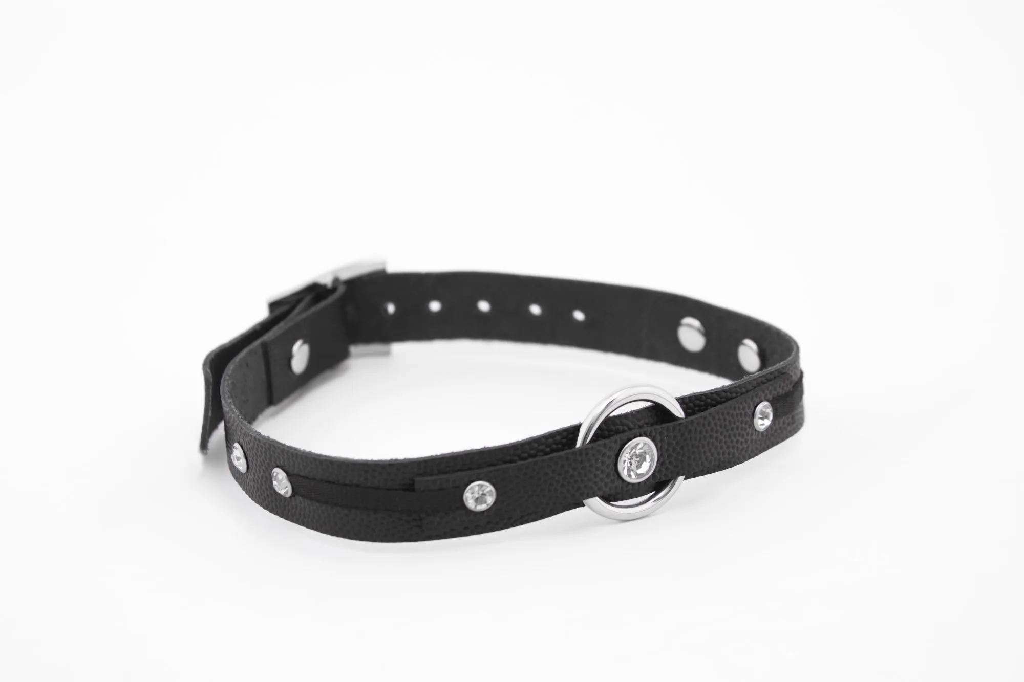 чокер с кольцом pinkrabbit, чёрный в Севастополе