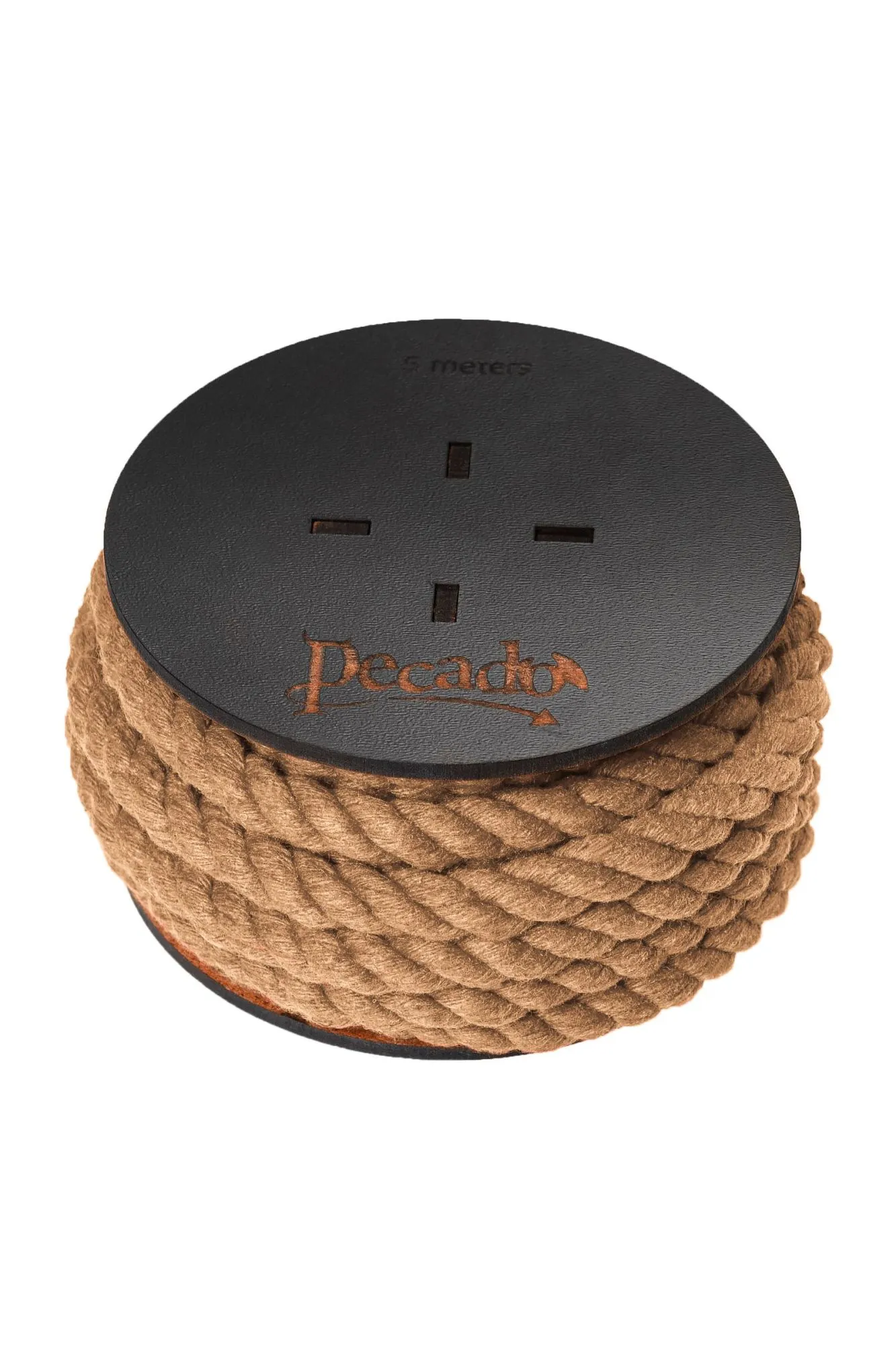 веревка для шибари pecado bdsm, на катушке, джут, бежевая, 5 м в Севастополе