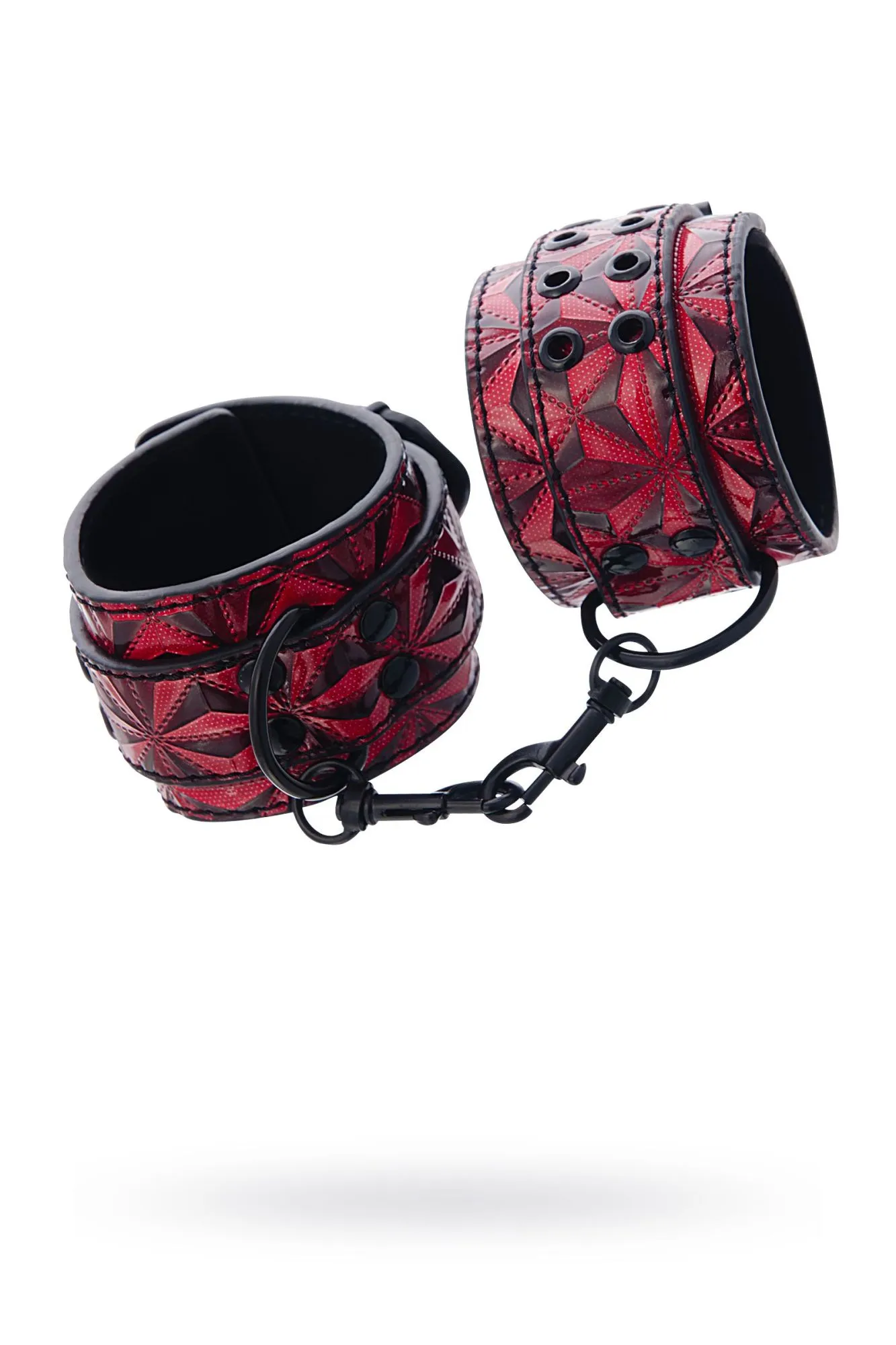 оковы toyfa theatre из материала с 3d эффектом, красные, 27 см в Севастополе