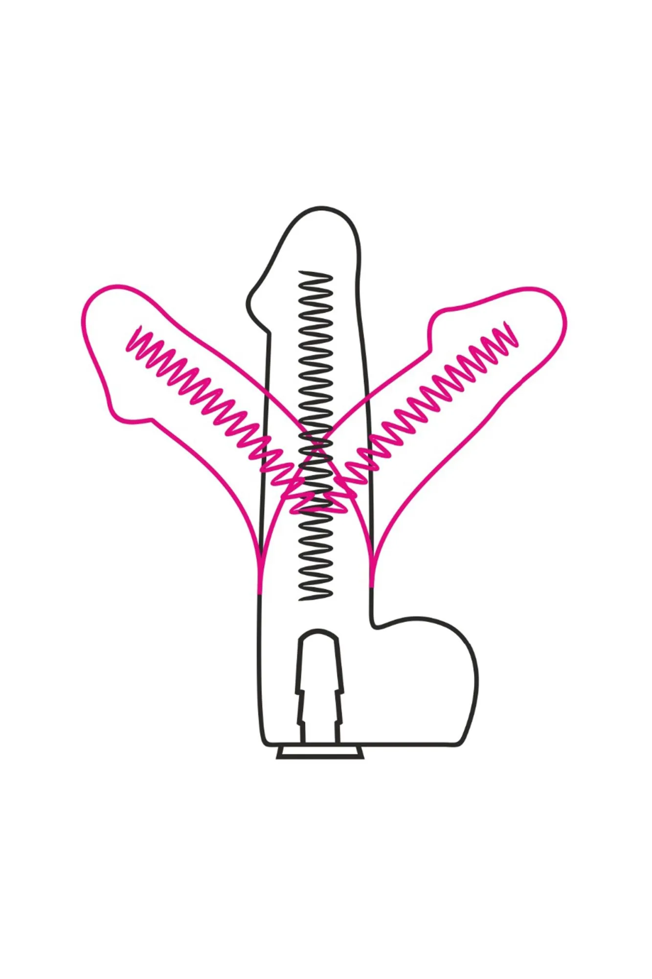 фаллоимитатор неоскин на присоске flex & fix sistem lovetoy, tpr, телесный, 21 см в Севастополе