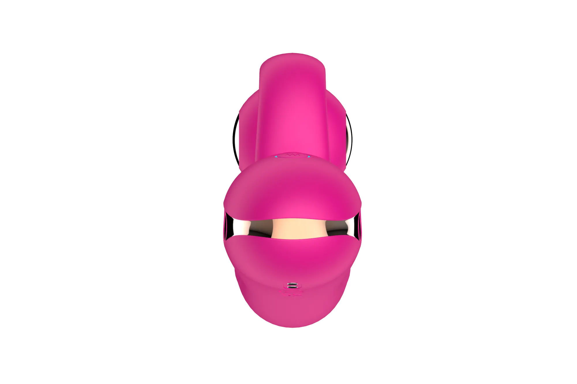 силиконовый вибратор-кролик с функцией вращения sw3052-hot-pink в Севастополе