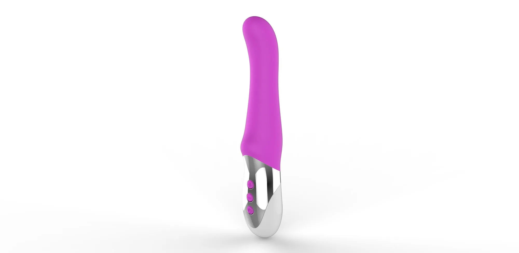 мощный пульсирующий массажер m&m сиреневый 8109mc в Севастополе