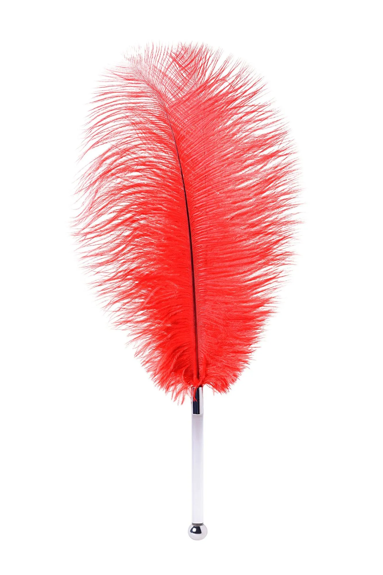 перо toyfa theatre, страусиное, красный, 40 см в Севастополе