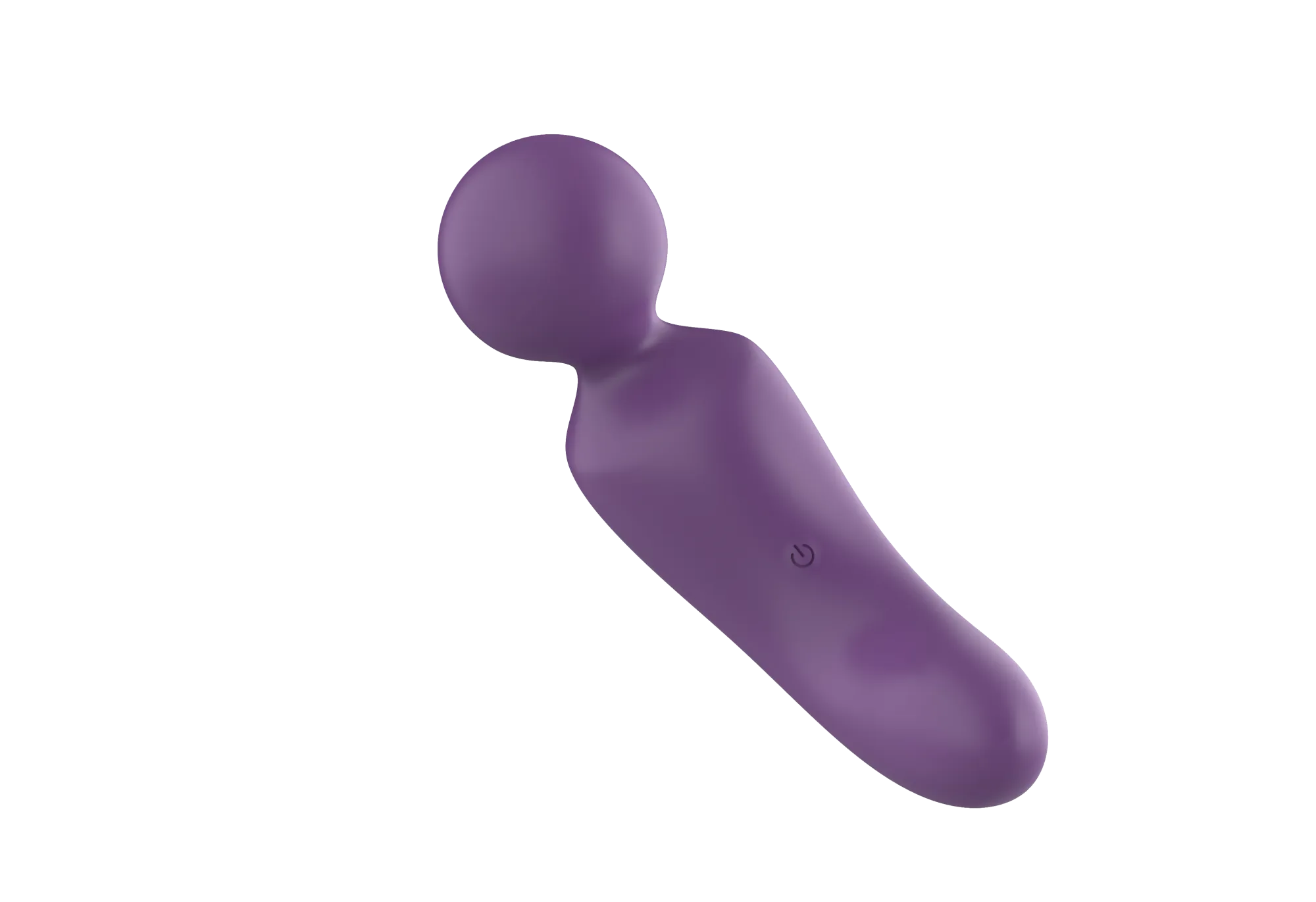 вибратор- вонд с изогнутым корпусом secwell sw24125-purple в Севастополе