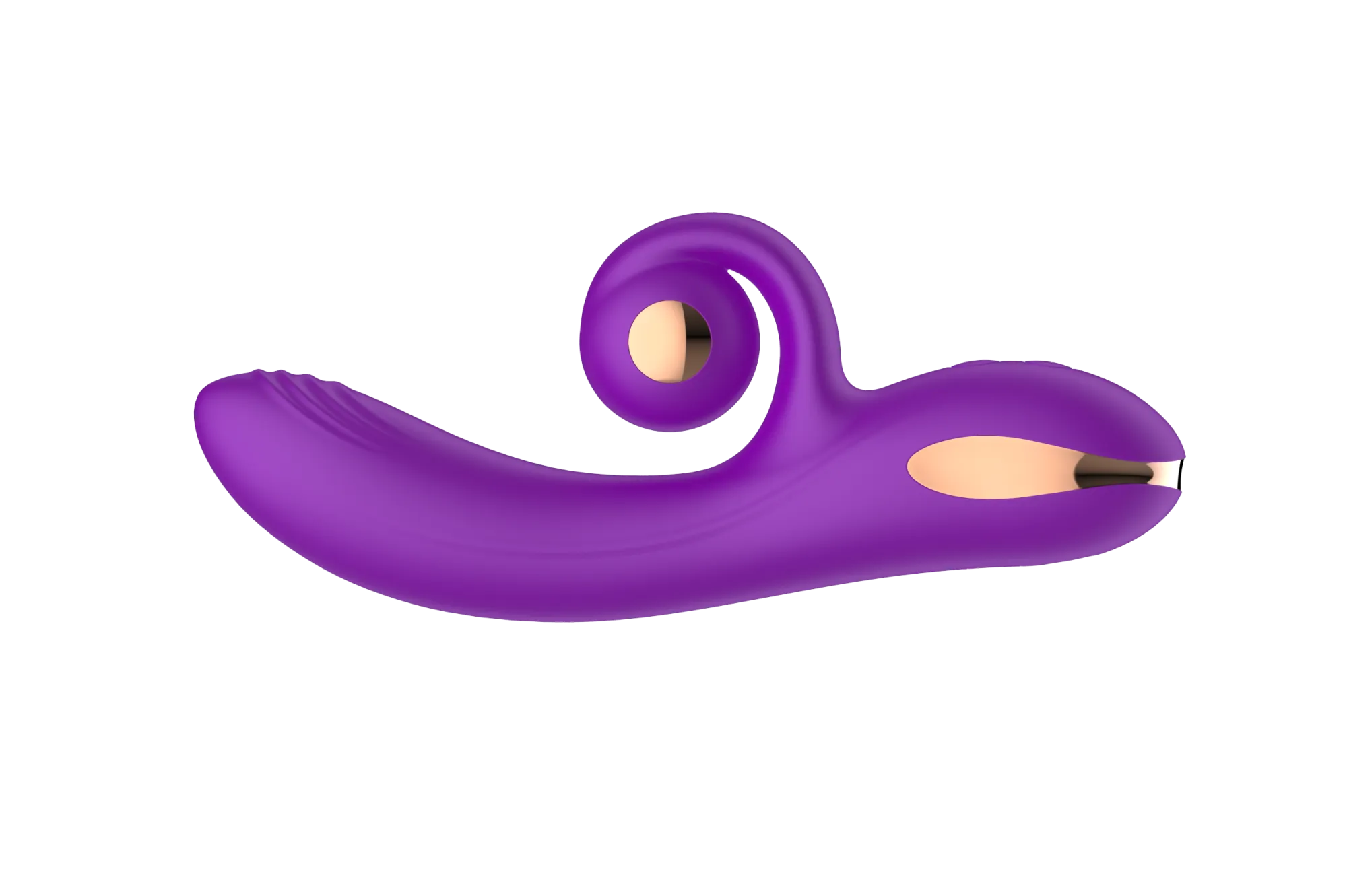 силиконовый вибратор-кролик с функцией вращения sw3052-purple в Севастополе
