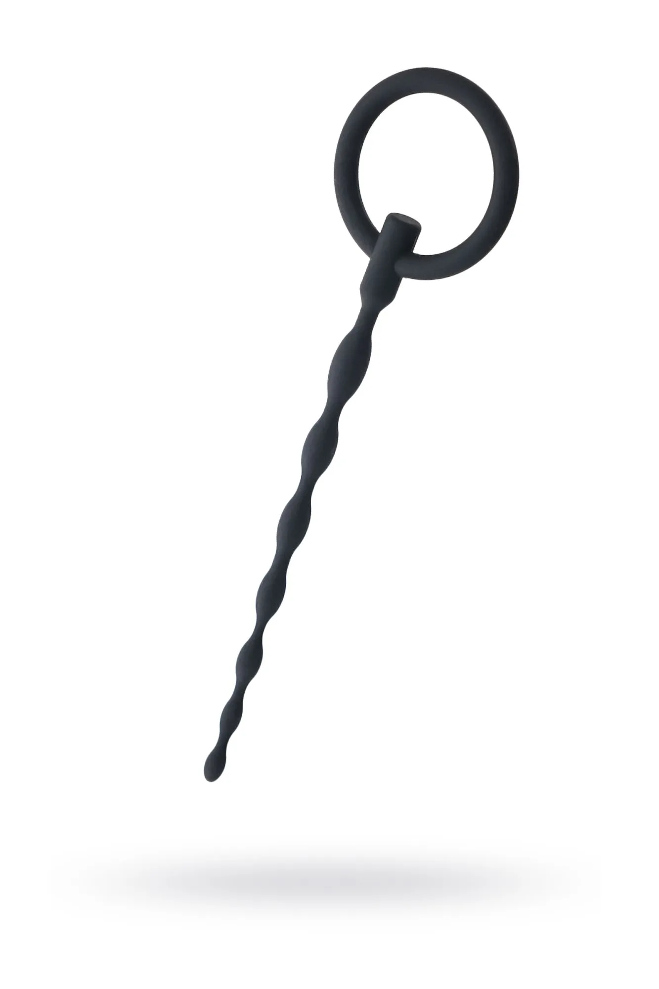 уретральный плаг black & red by toyfa, силикон, чёрный, 16 см в Севастополе