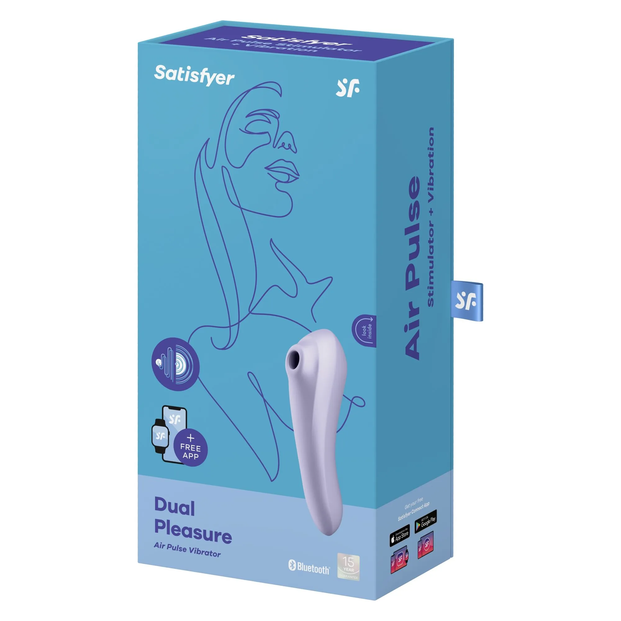 вакуумный массажер satisfyer dual pleasure mauve 003108sa в Севастополе