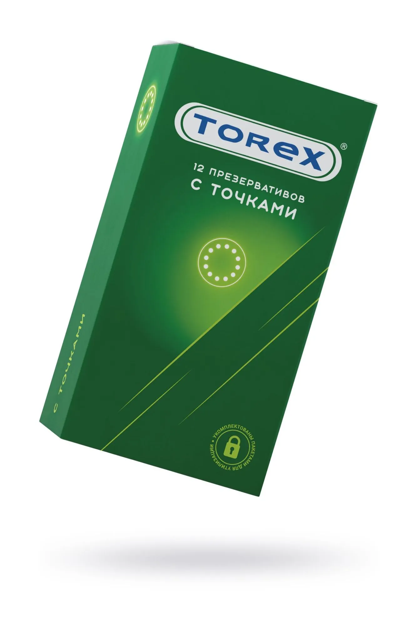 презервативы torex, точечные, латекс, 18,5 см, 5,4 см, 12 шт. в Севастополе