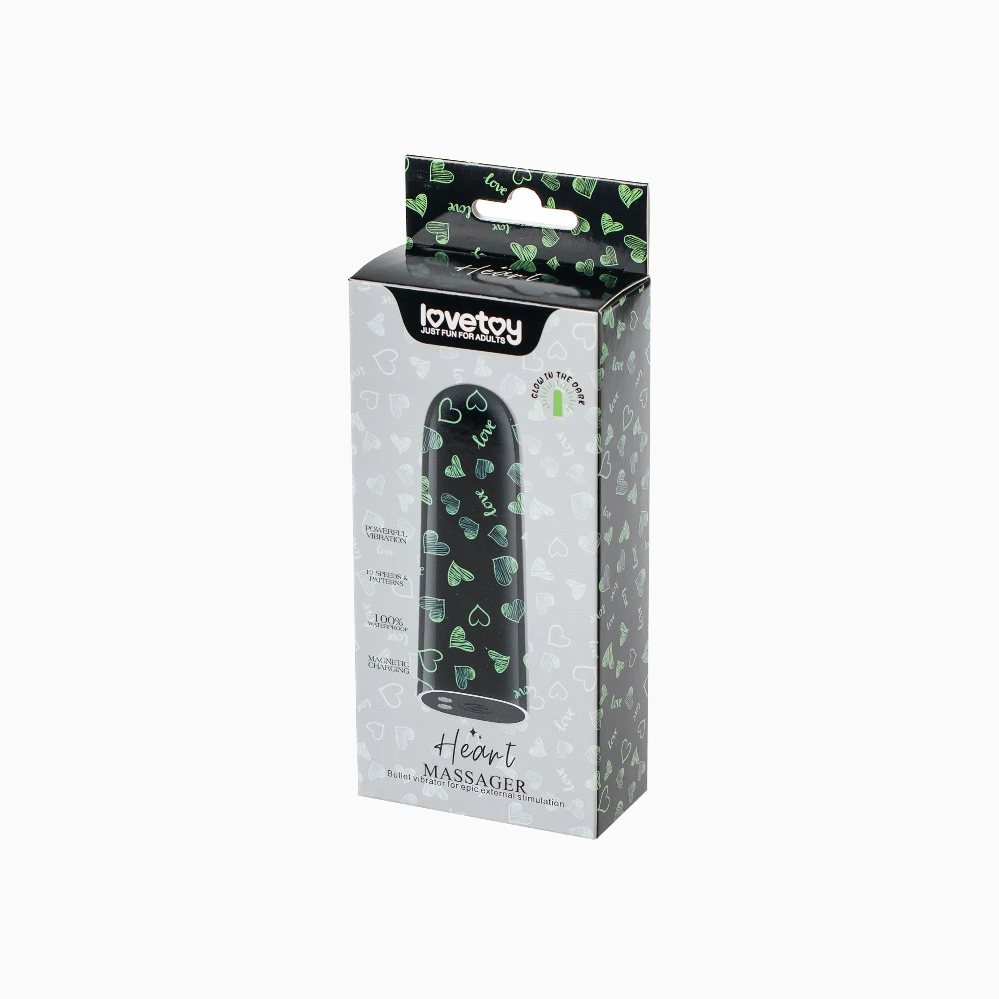  вибропуля lovetoy glow-in-the-dark heart_светится в темноте в Севастополе