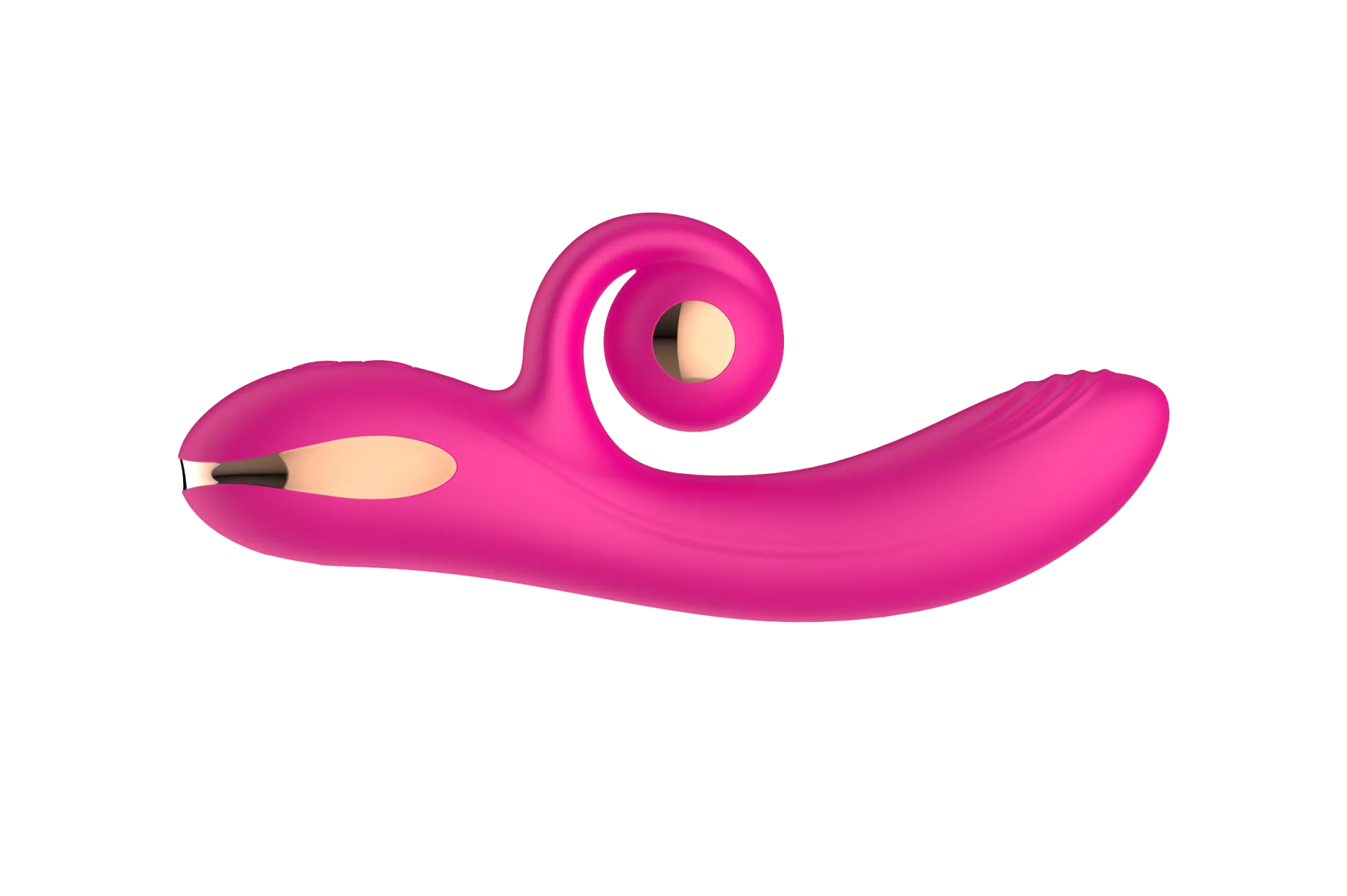 силиконовый вибратор-кролик с функцией вращения sw3052-hot-pink в Севастополе