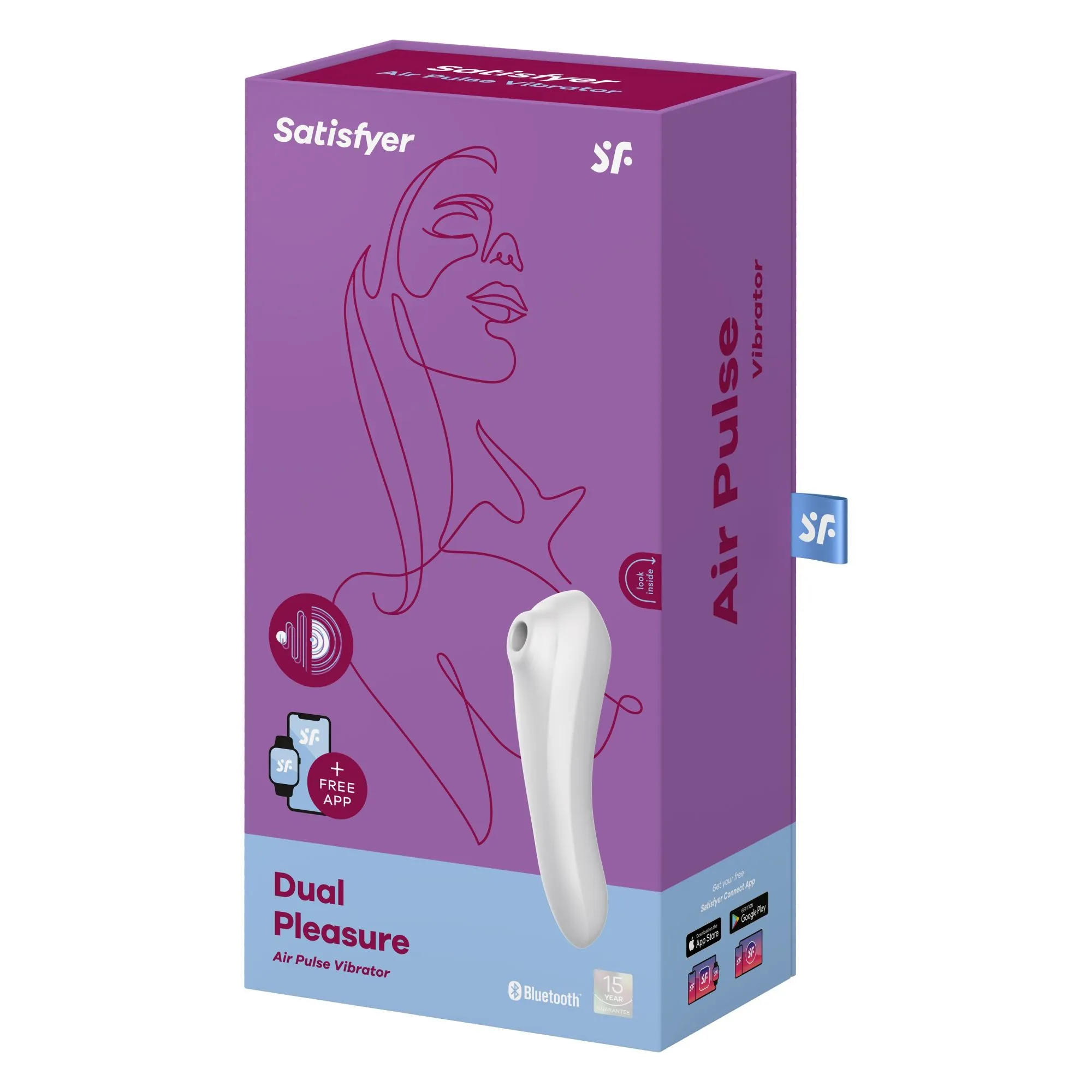 вакуумный массажер satisfyer dual pleasure white 003092sa в Севастополе