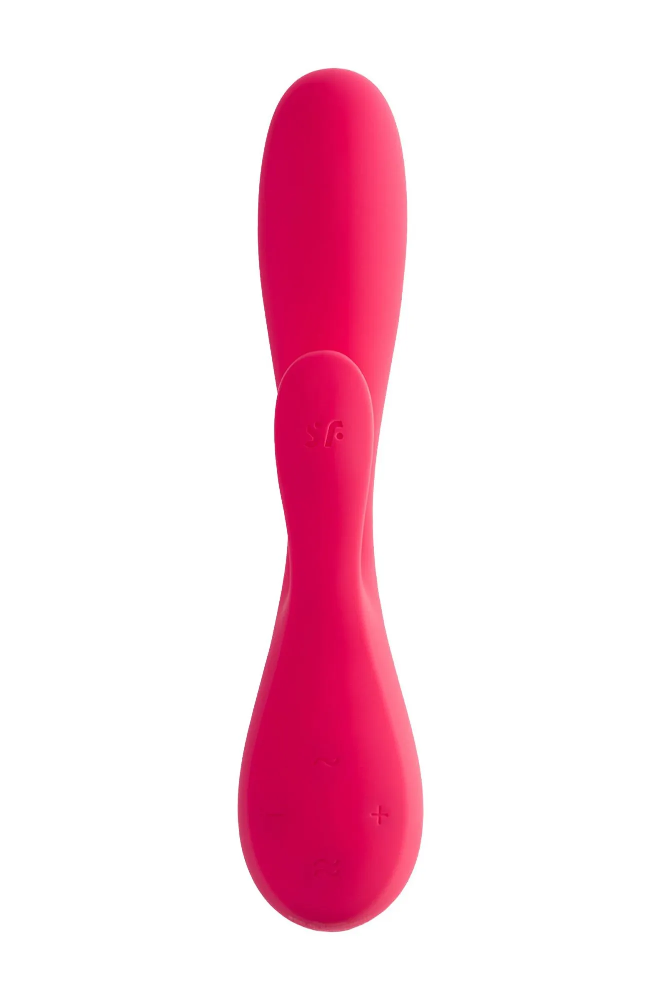 нереалистичный вибратор satisfyer mono flex, силикон, красный, 20,4 см. в Севастополе