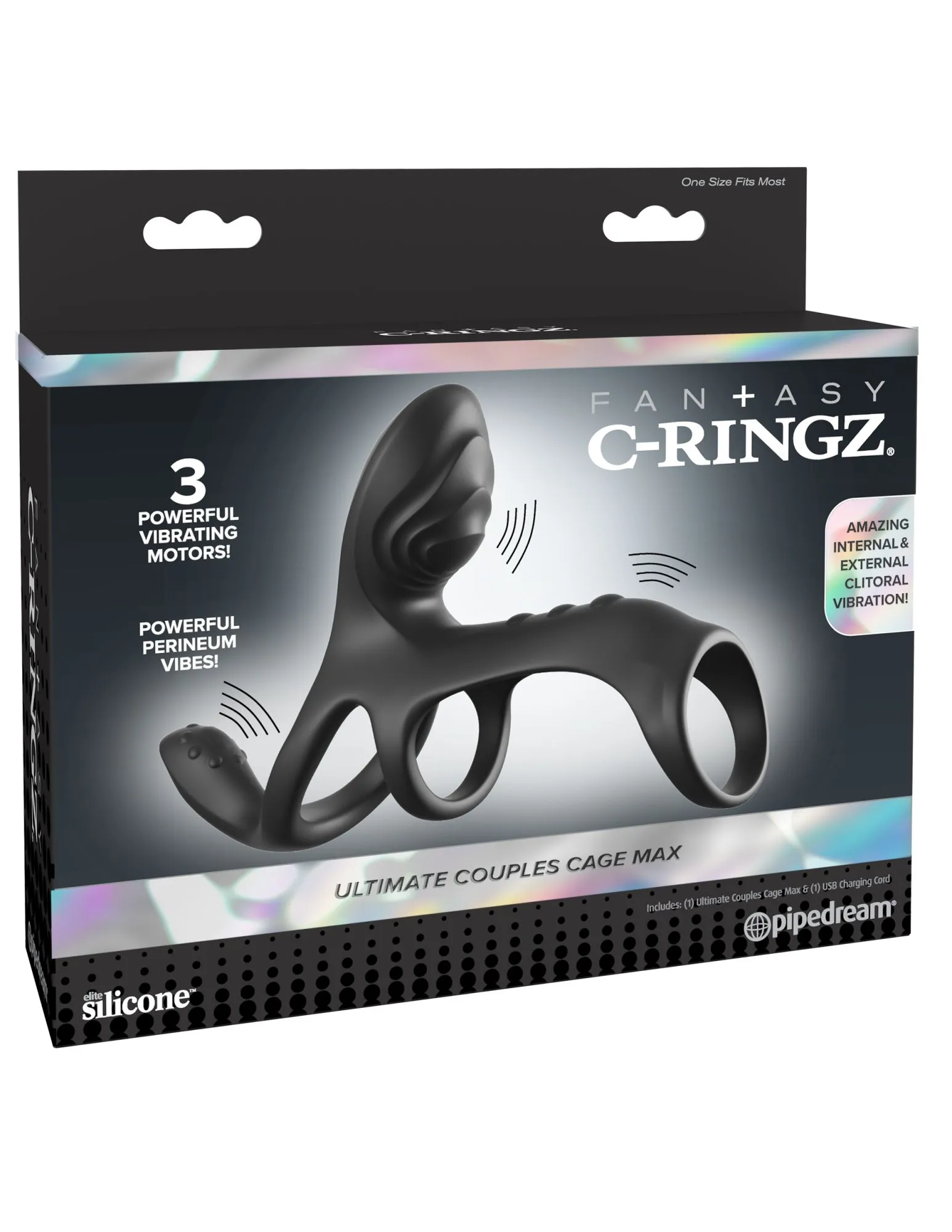 виброкольцо на пенис с тремя моторчиками ultimate couples cage max 596823pd в Севастополе