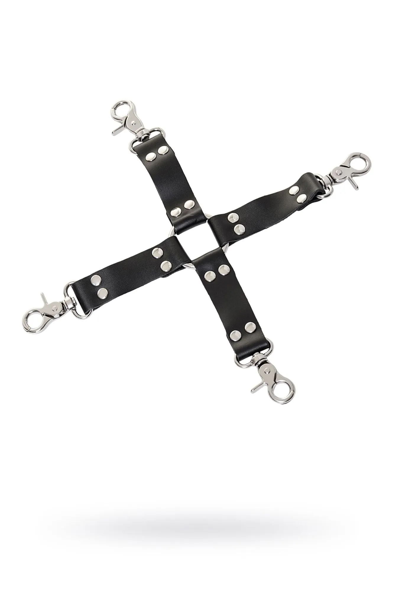 переходник бондажный toyfa theatre, кожанный, черный в Севастополе