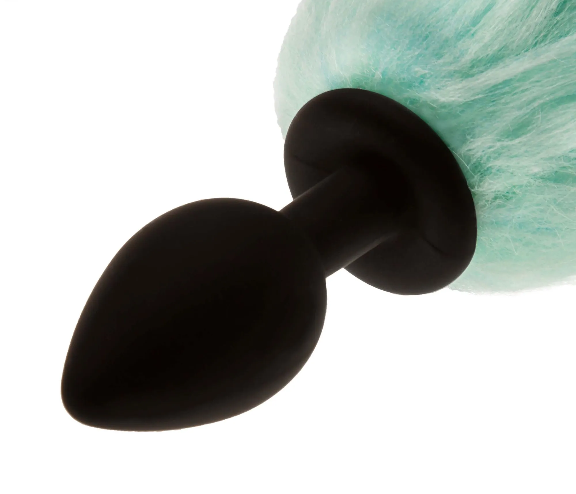 led пробка с длинным хвостом силиконовая, бирюзовая в Севастополе