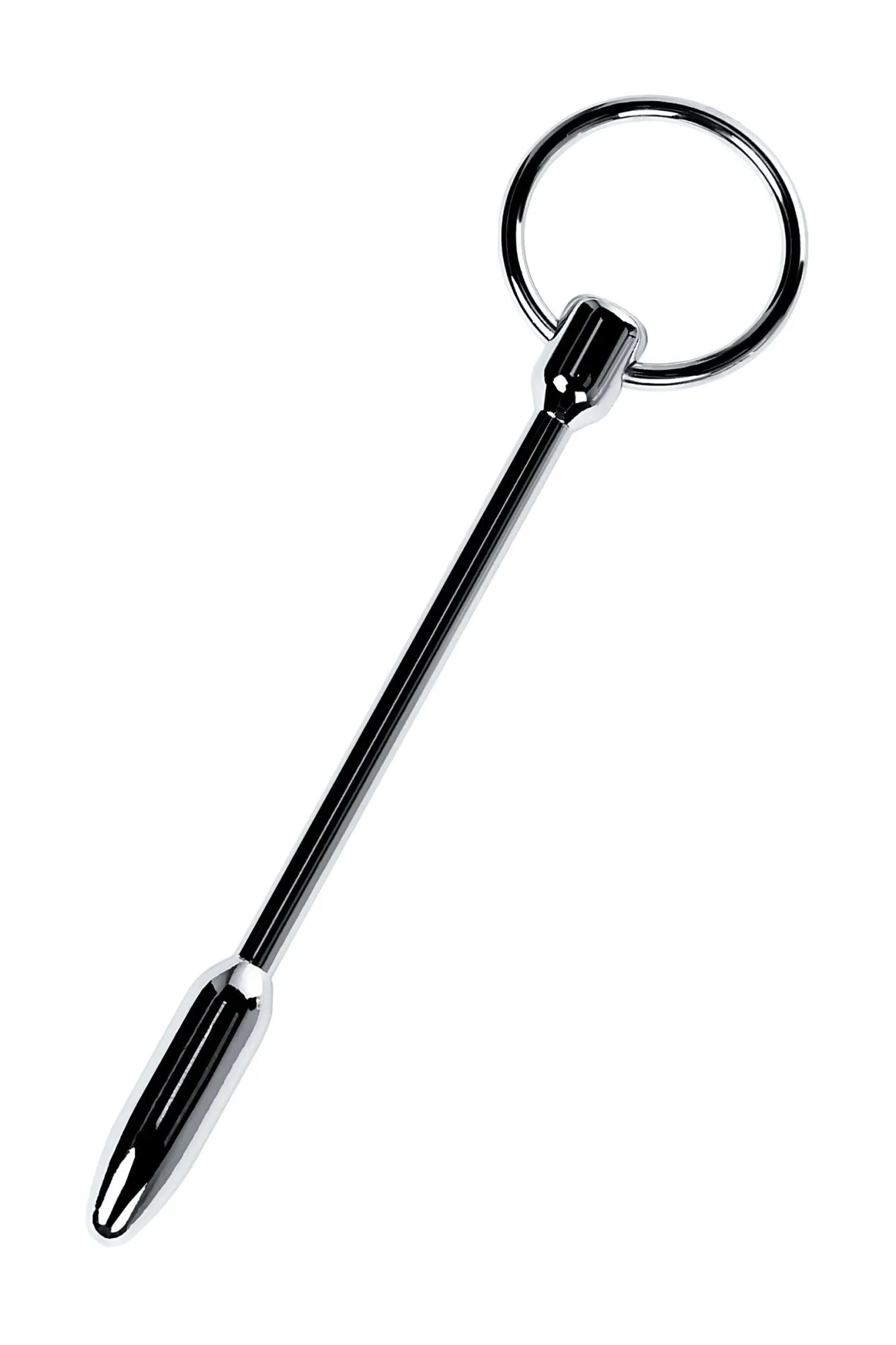 уретральный плаг-пуля toyfa metal с кольцом в основании, серебряный в Севастополе