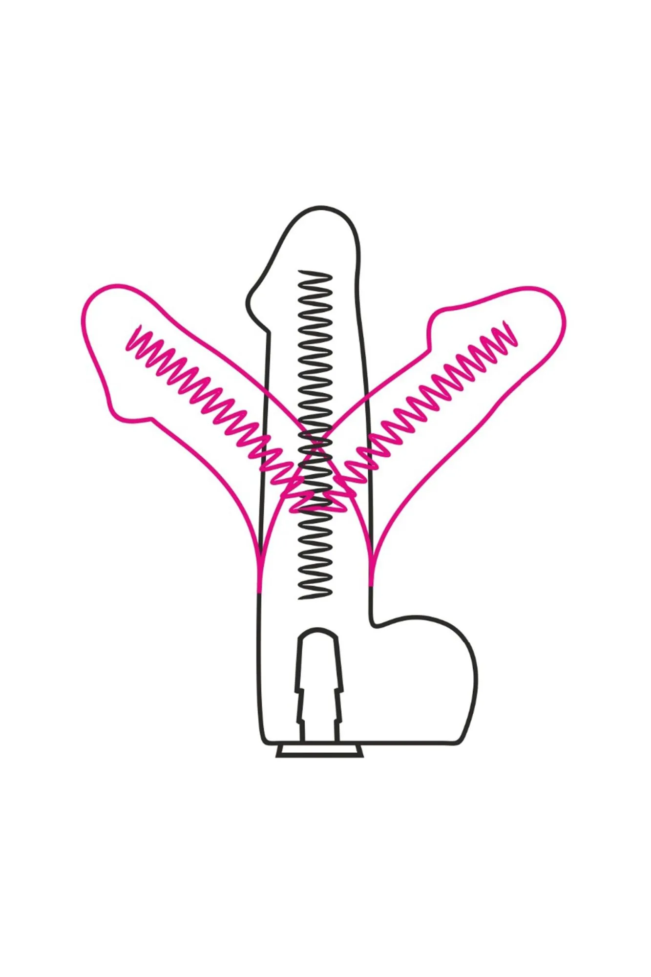 фаллоимитатор неоскин на присоске flex & fix sistem lovetoy, tpr, телесный, 21 см в Севастополе
