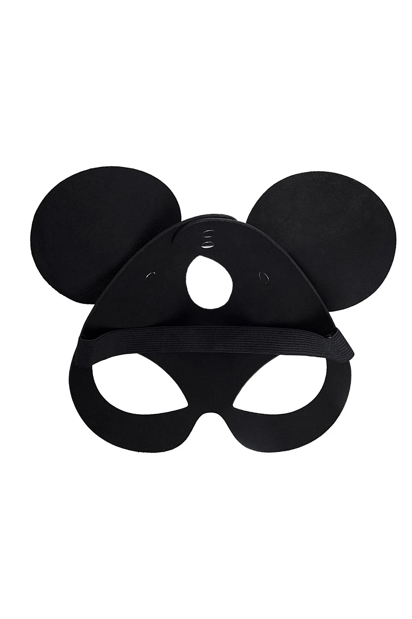 маска pecado bdsm, с ушками мышки, натуральная кожа, черный в Севастополе