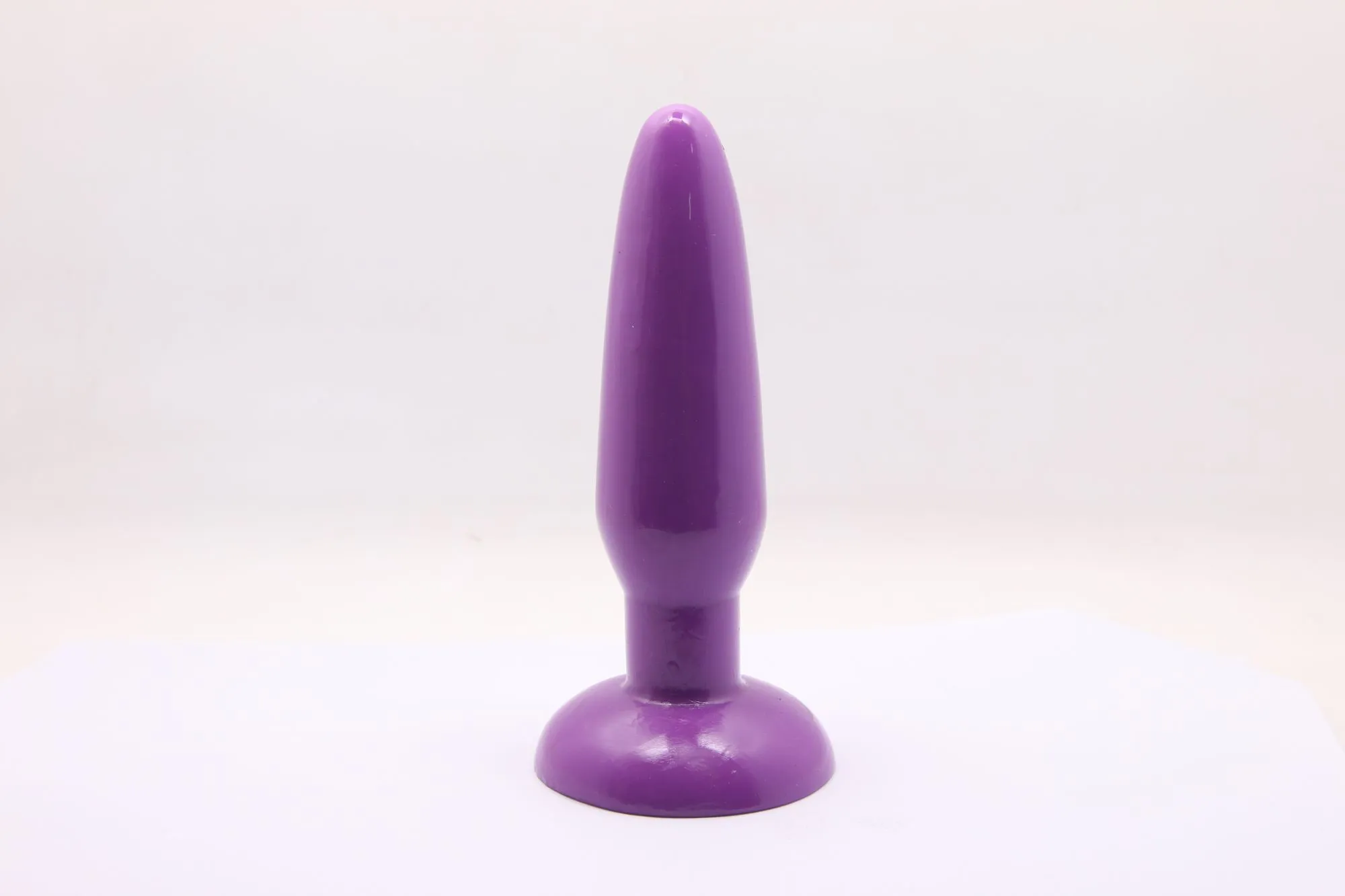 анальная пробка с присоской 3,7 см purple bi-017001r в Севастополе