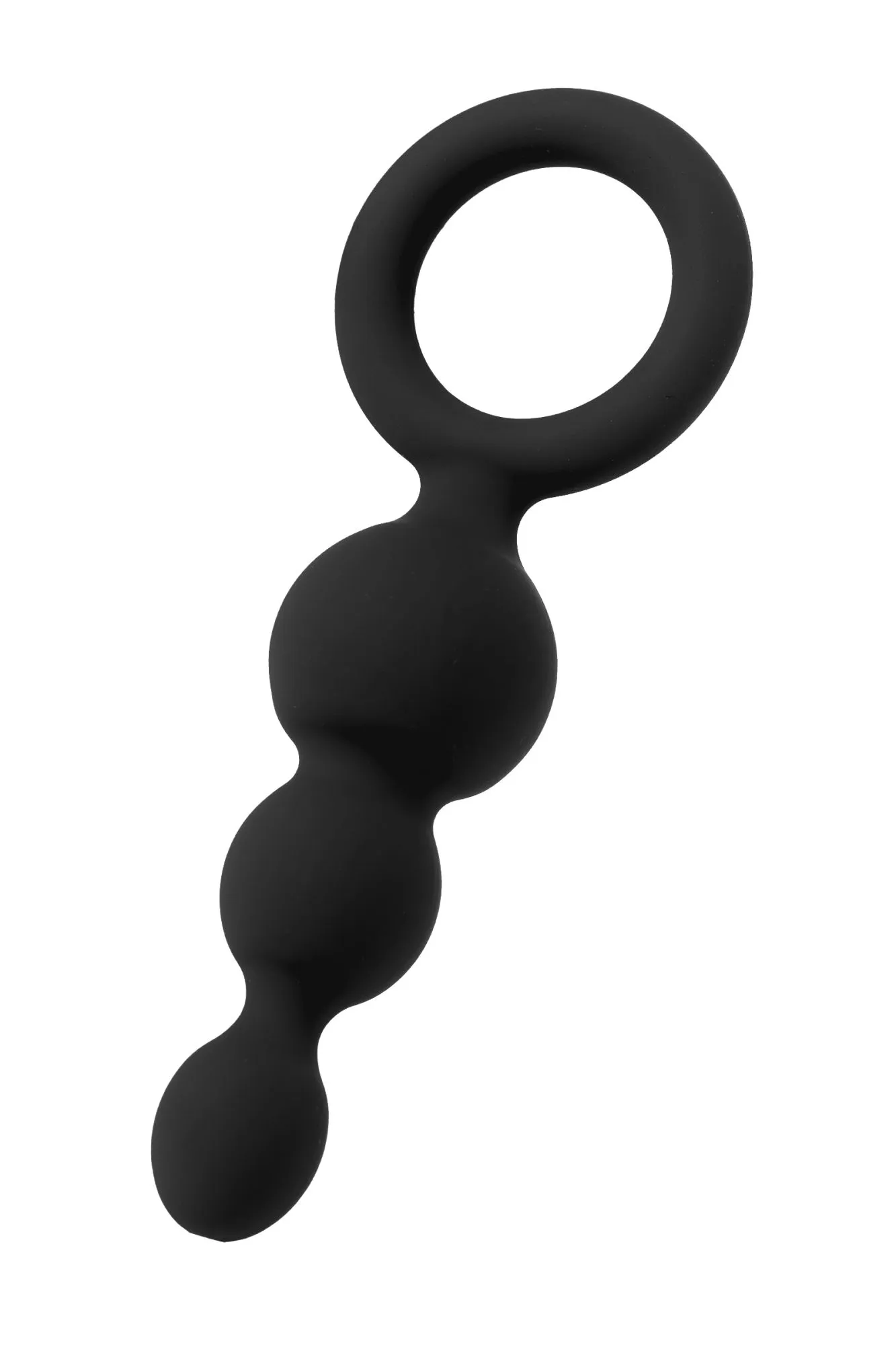 набор анальных плагов satisfyer, силикон, чёрный, 13,5 см. в Севастополе