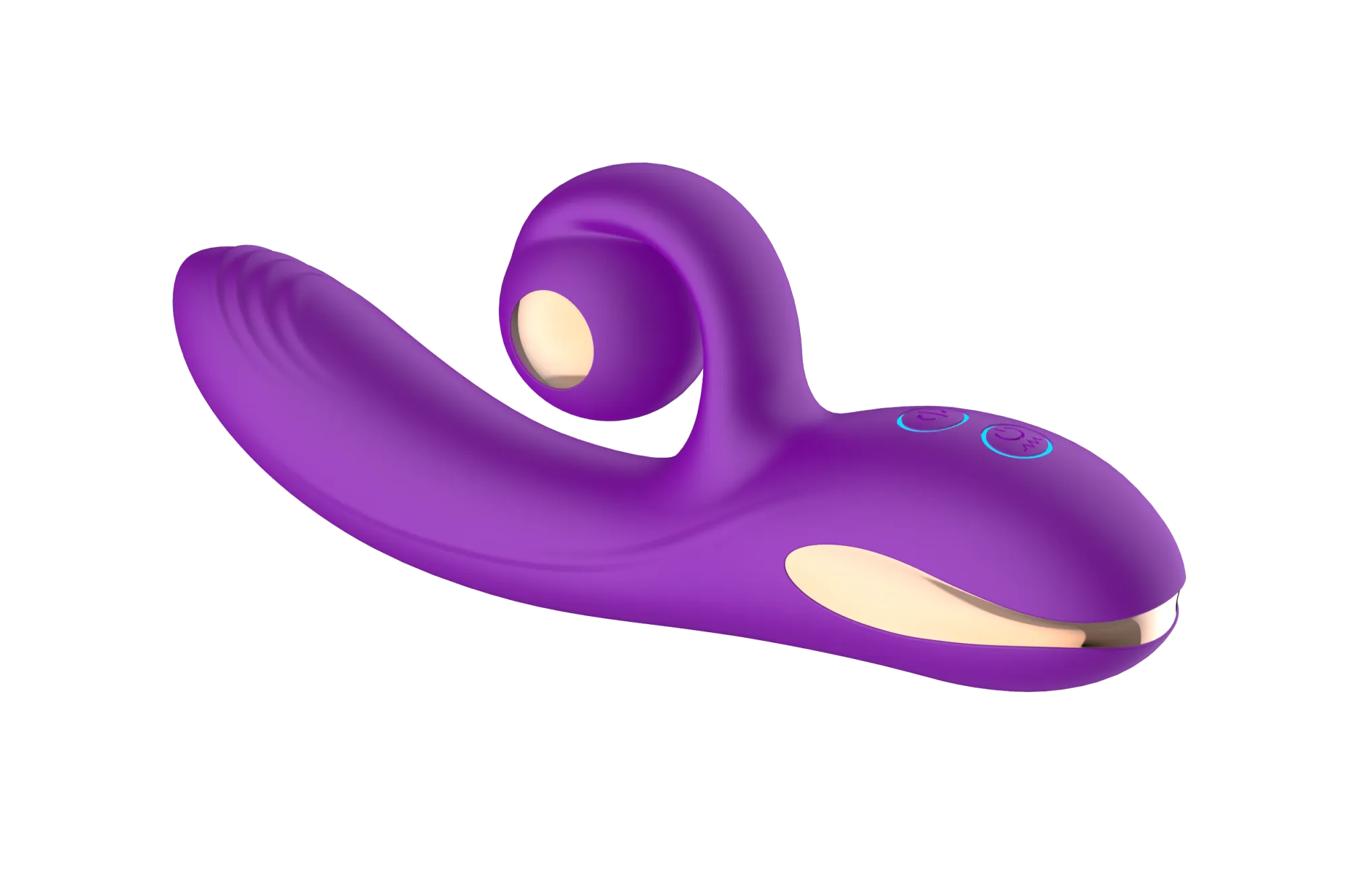 силиконовый вибратор-кролик с функцией вращения sw3052-purple в Севастополе