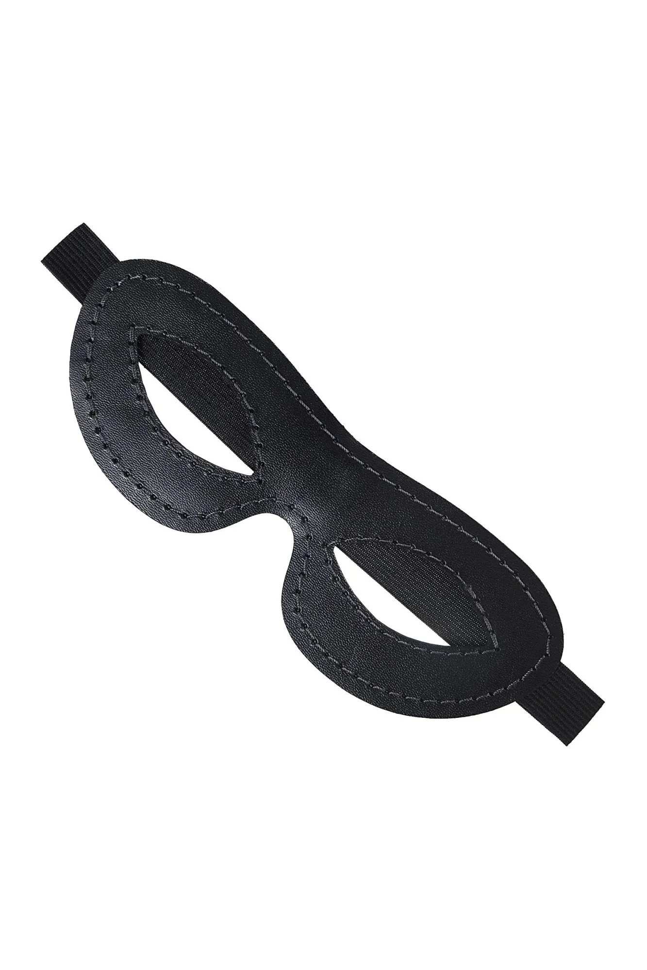 маска pecado bdsm, открытая овальная, натуральная кожа, черная в Севастополе