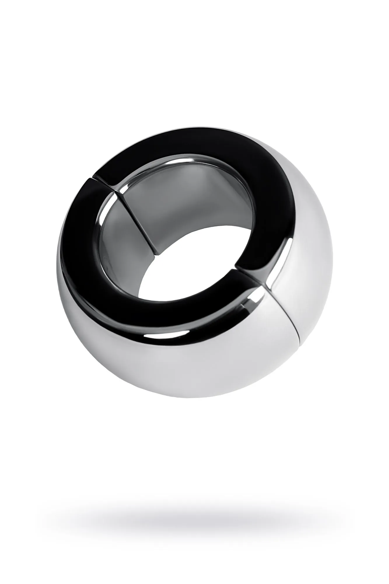 утяжелитель на мошонку metal by toyfa на магнитах, серебряный в Севастополе