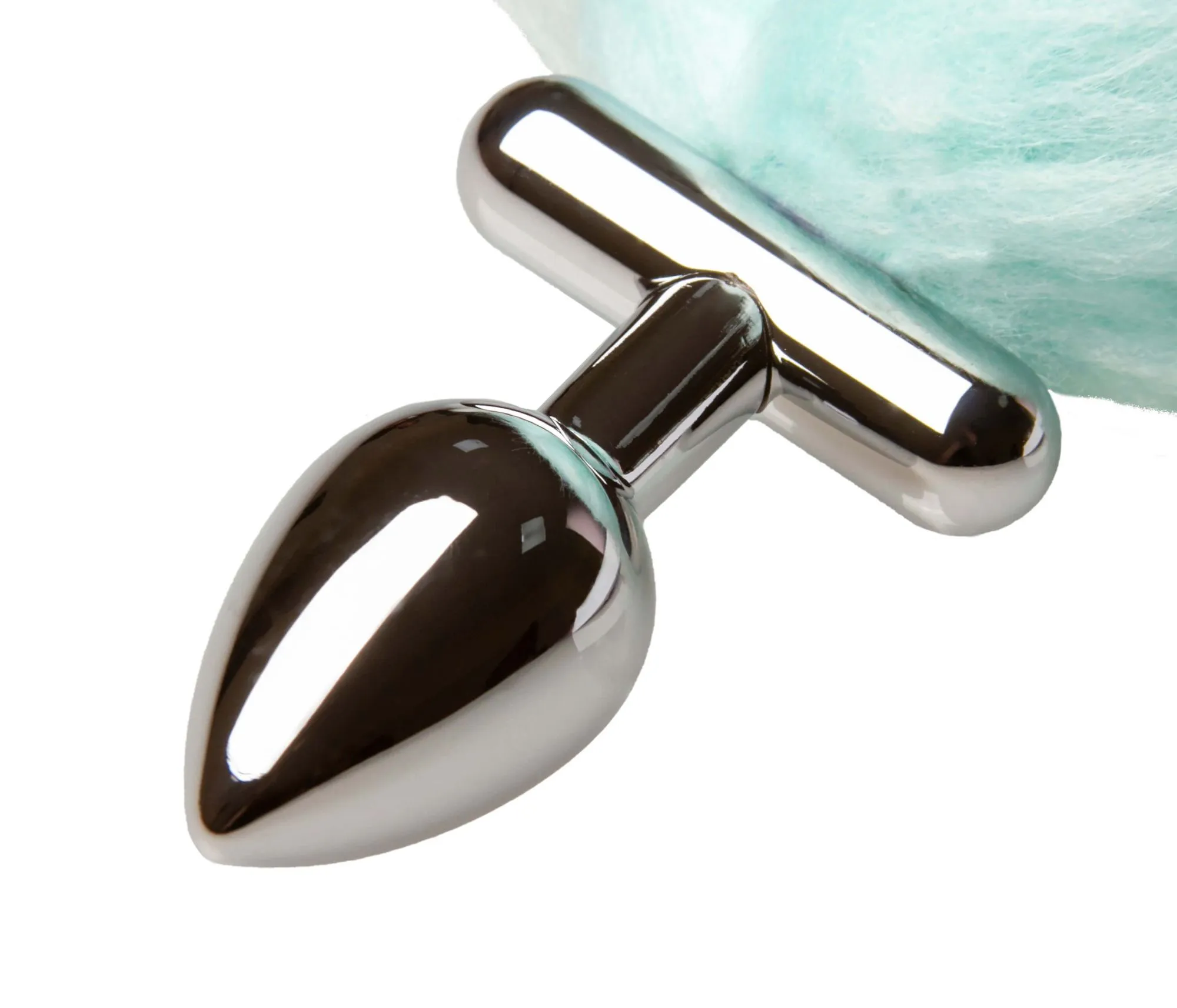 led пробка c длинным хвостом металлическая, бирюзовая в Севастополе