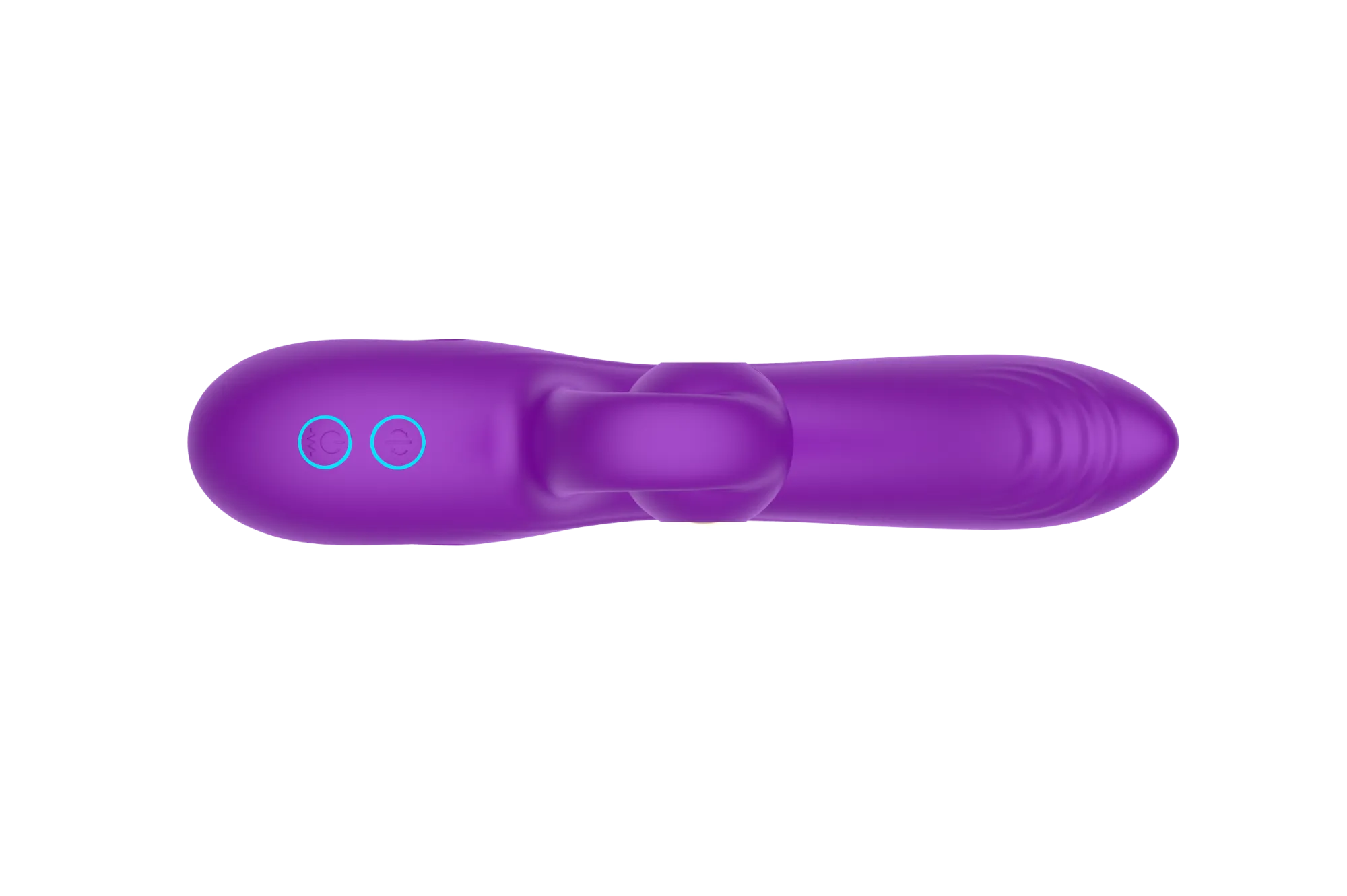 силиконовый вибратор-кролик с функцией вращения sw3052-purple в Севастополе