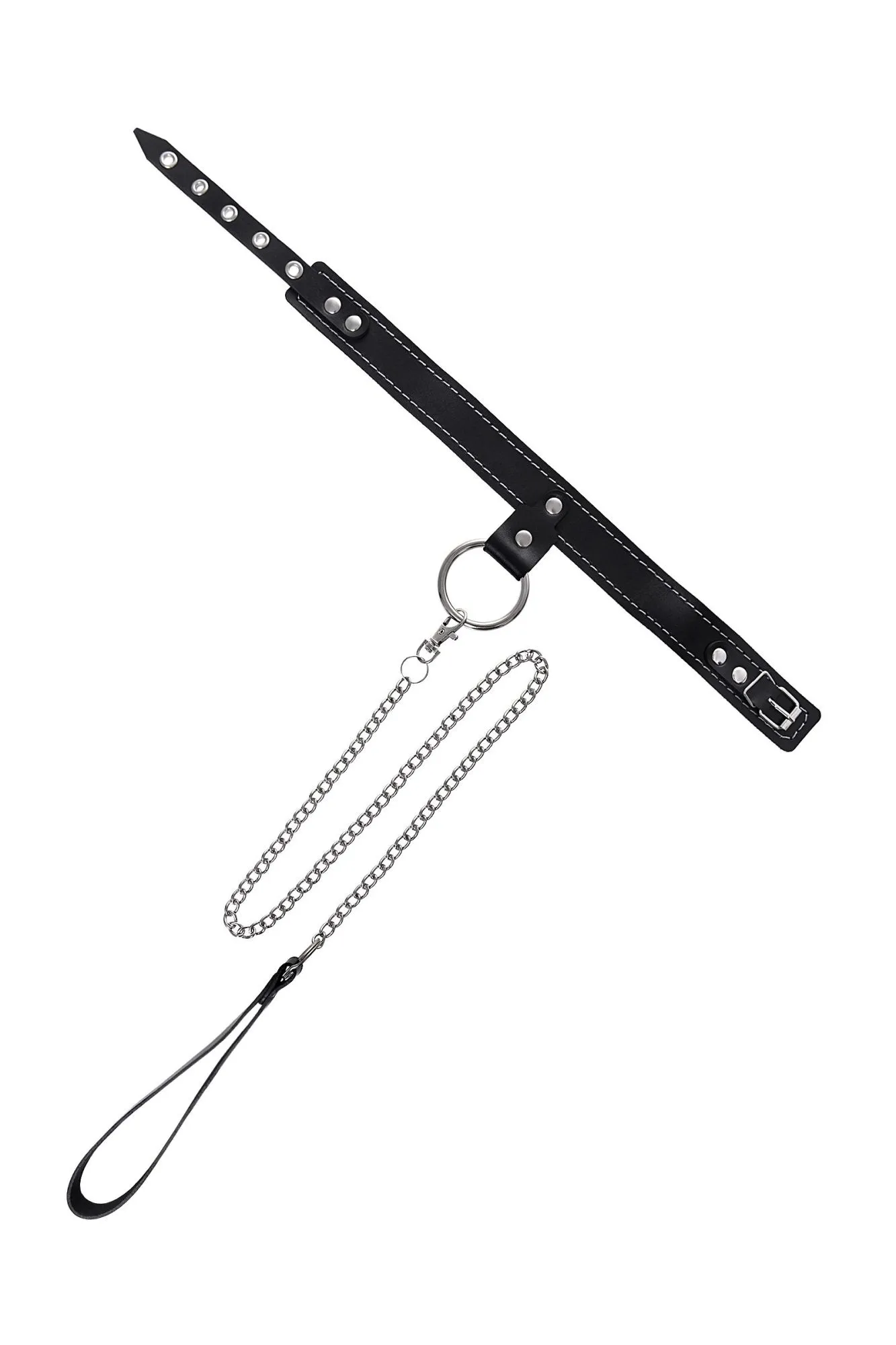 ошейник pecado bdsm, однослойный pecado bdsm, узкий, натуральная кожа, черный в Севастополе