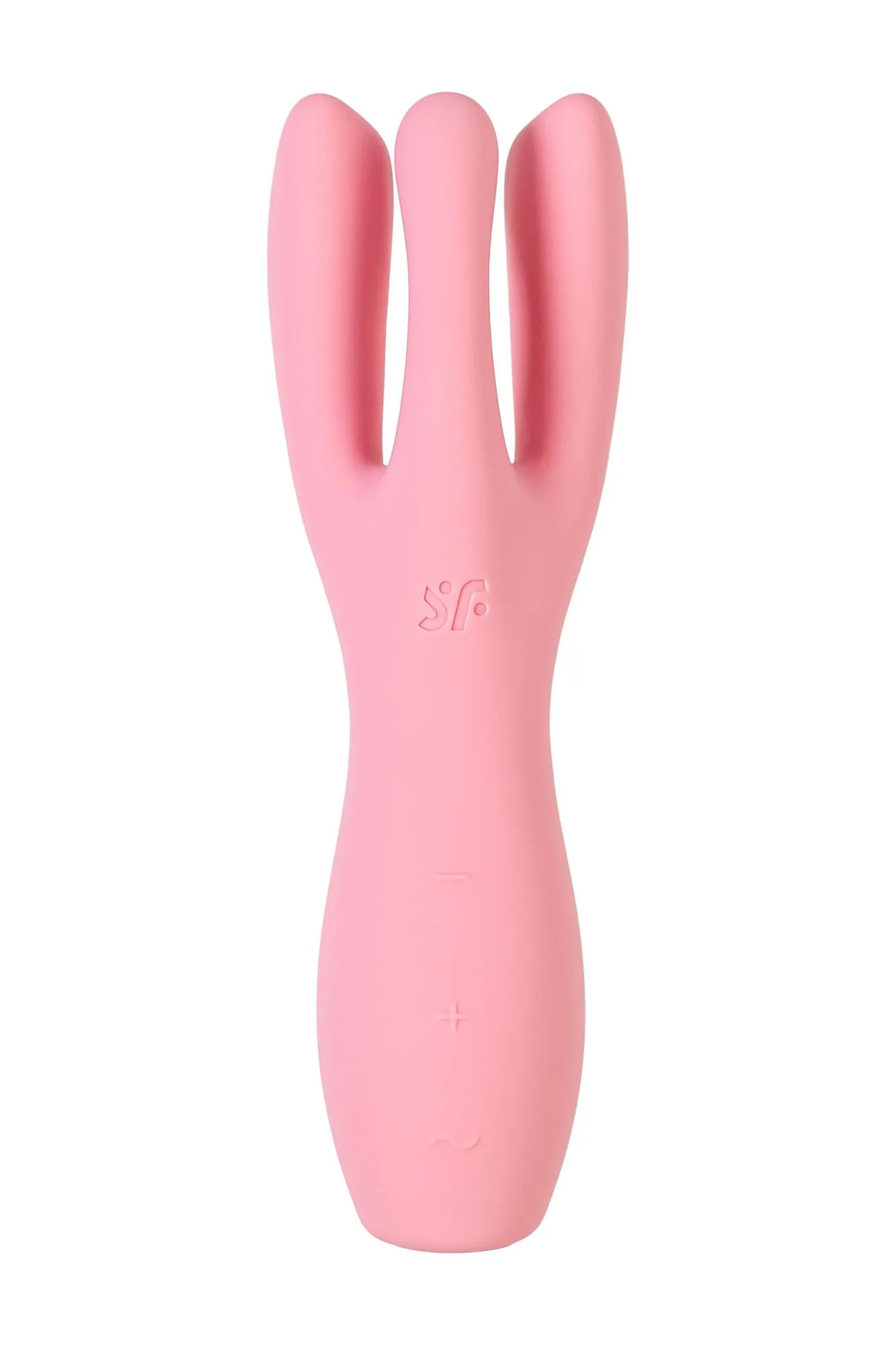 вибростимулятор satisfyer threesome 3, силикон, розовый, 14 см в Севастополе