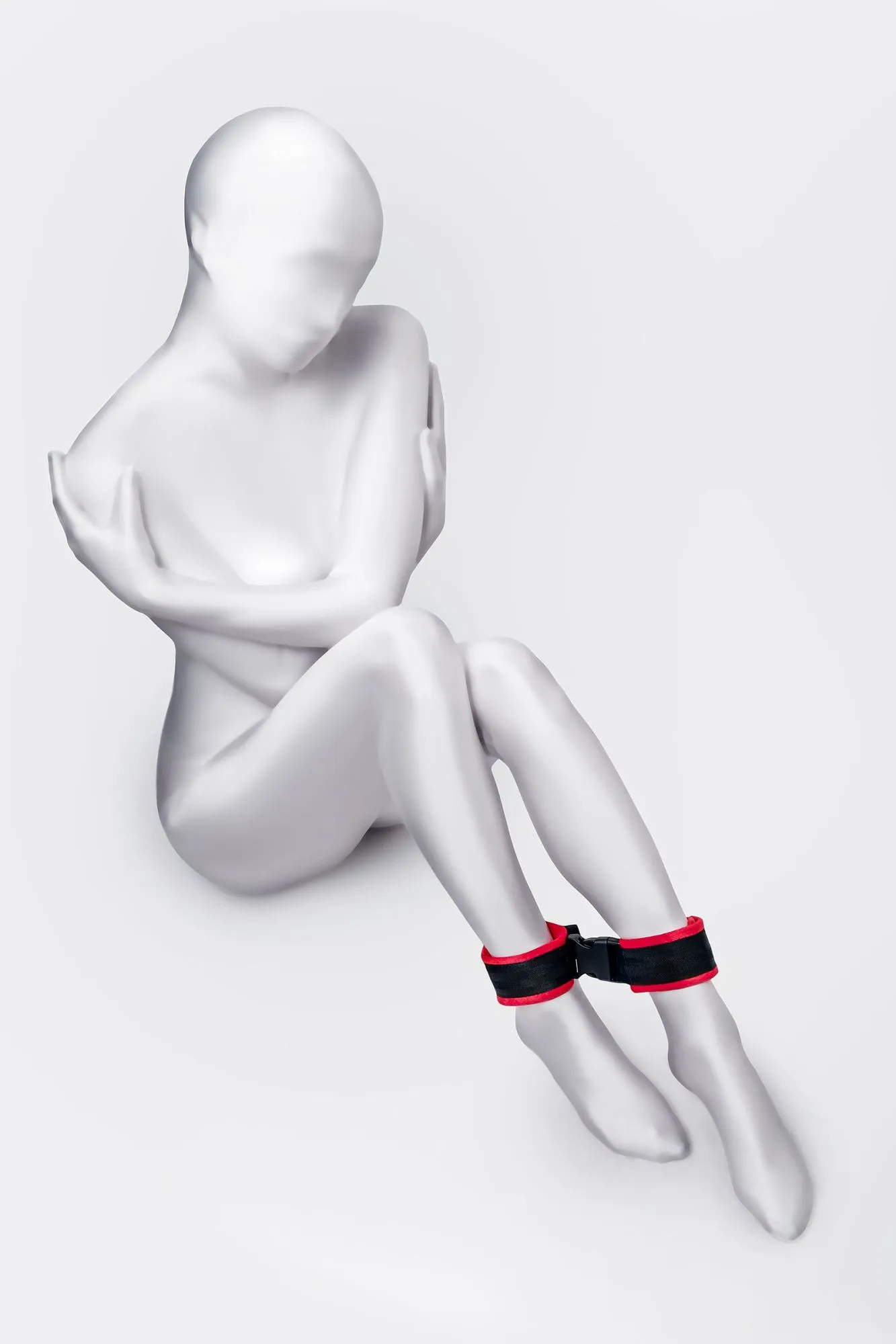 поножи anonymo #0156, велюр, красные, 29 см в Севастополе