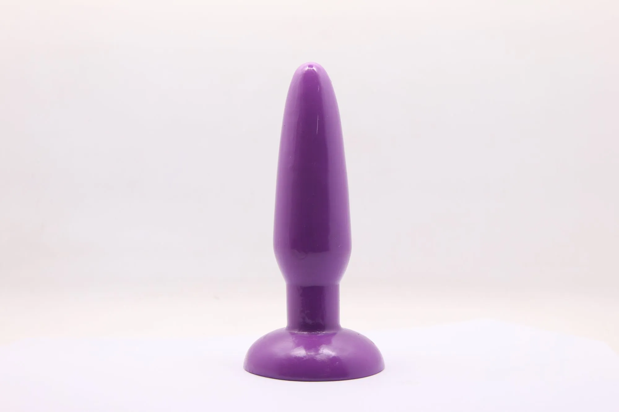 анальная пробка с присоской 3,7 см purple bi-017001r в Севастополе
