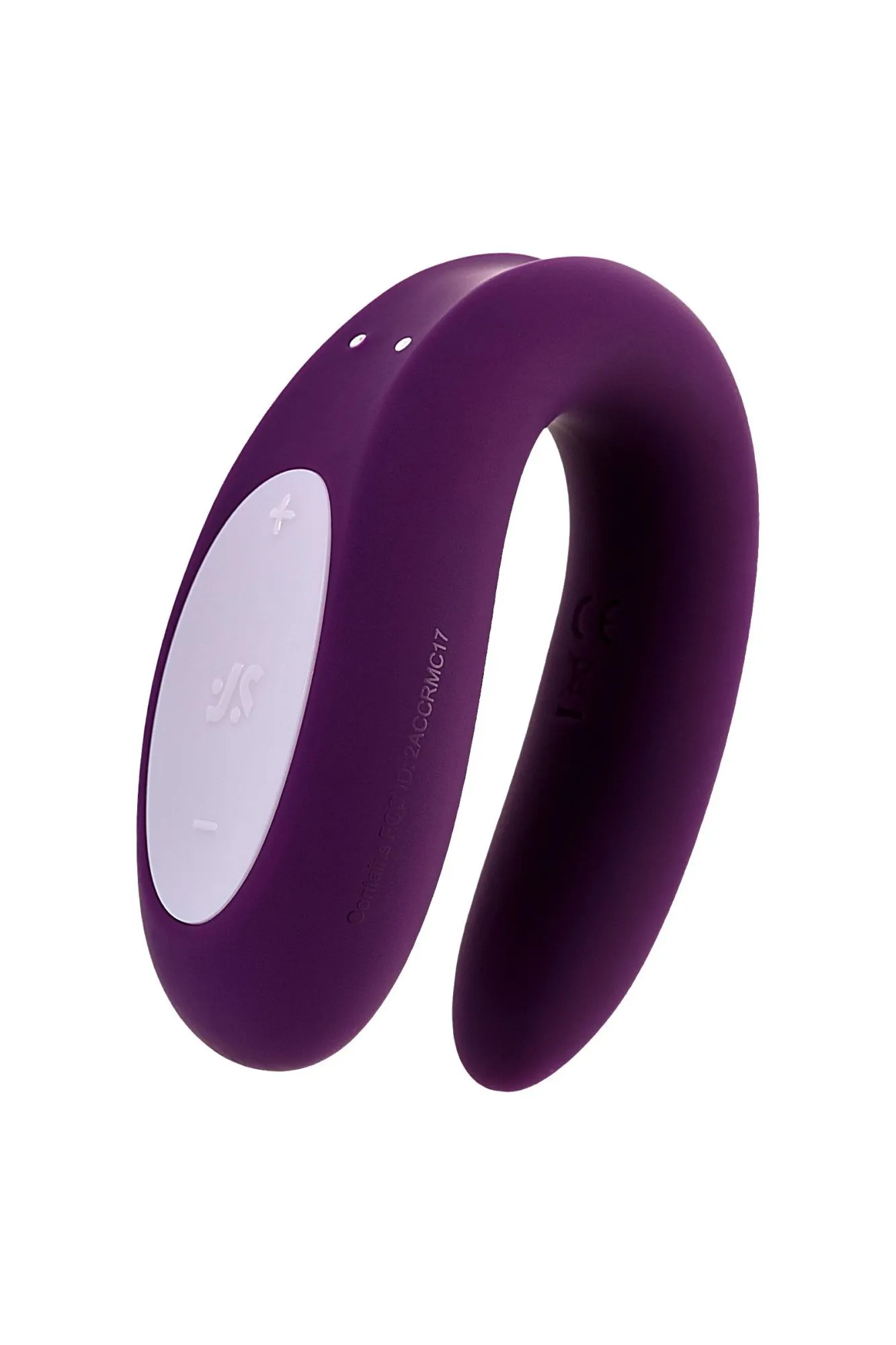 многофункциональный стимулятор для пар satisfyer partner double joy, силикон, фиолетовый, 18 см. в Севастополе