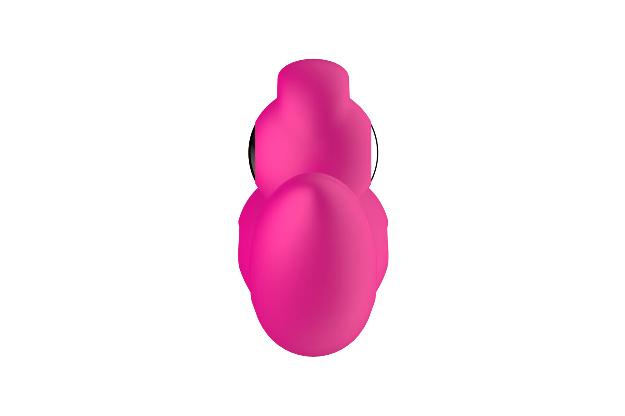 силиконовый вибратор-кролик с функцией вращения sw3052-hot-pink в Севастополе
