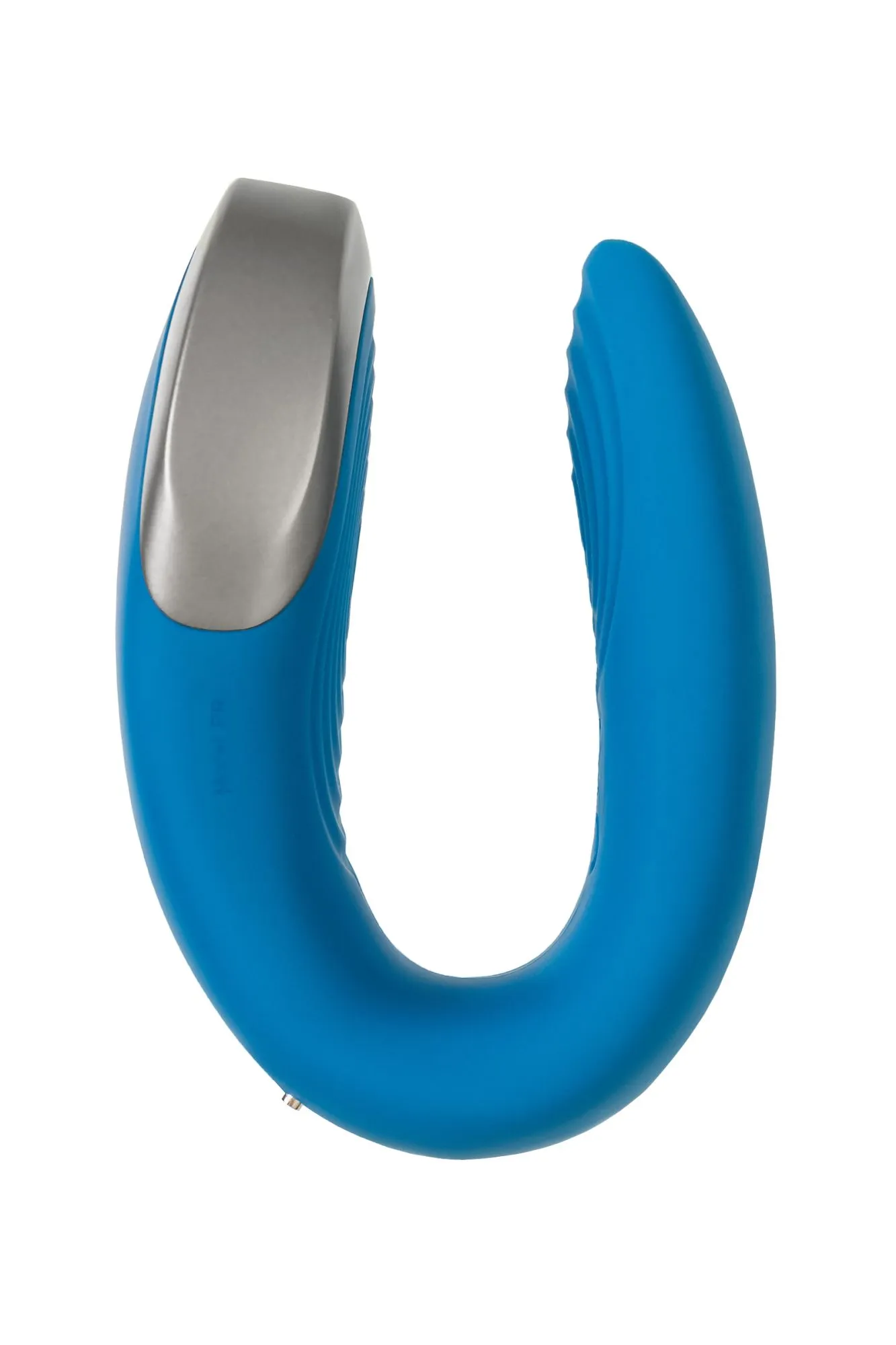 многофункциональный стимулятор для пар satisfyer partner double love, силикон, синий, 9 см в Севастополе