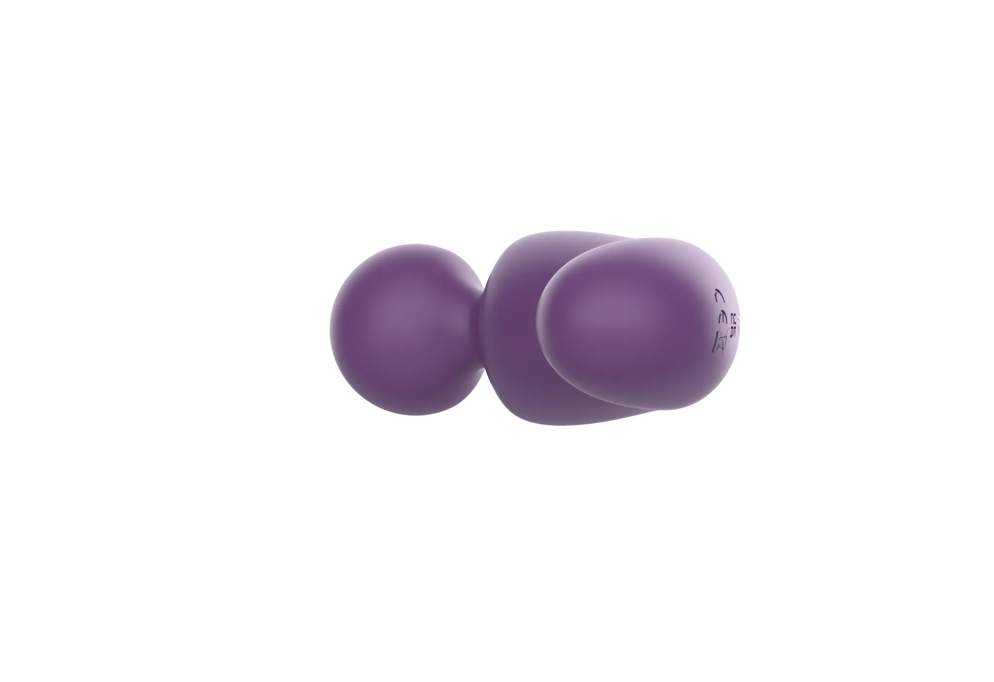 вибратор- вонд с изогнутым корпусом secwell sw24125-purple в Севастополе
