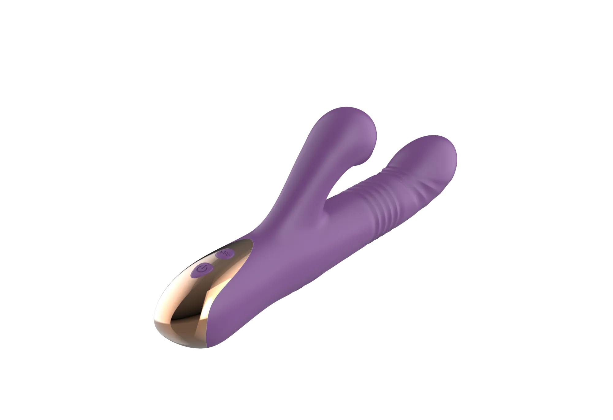 силиконовый вибратор с возвратно-поступательной стимуляцией sw24126-purple в Севастополе