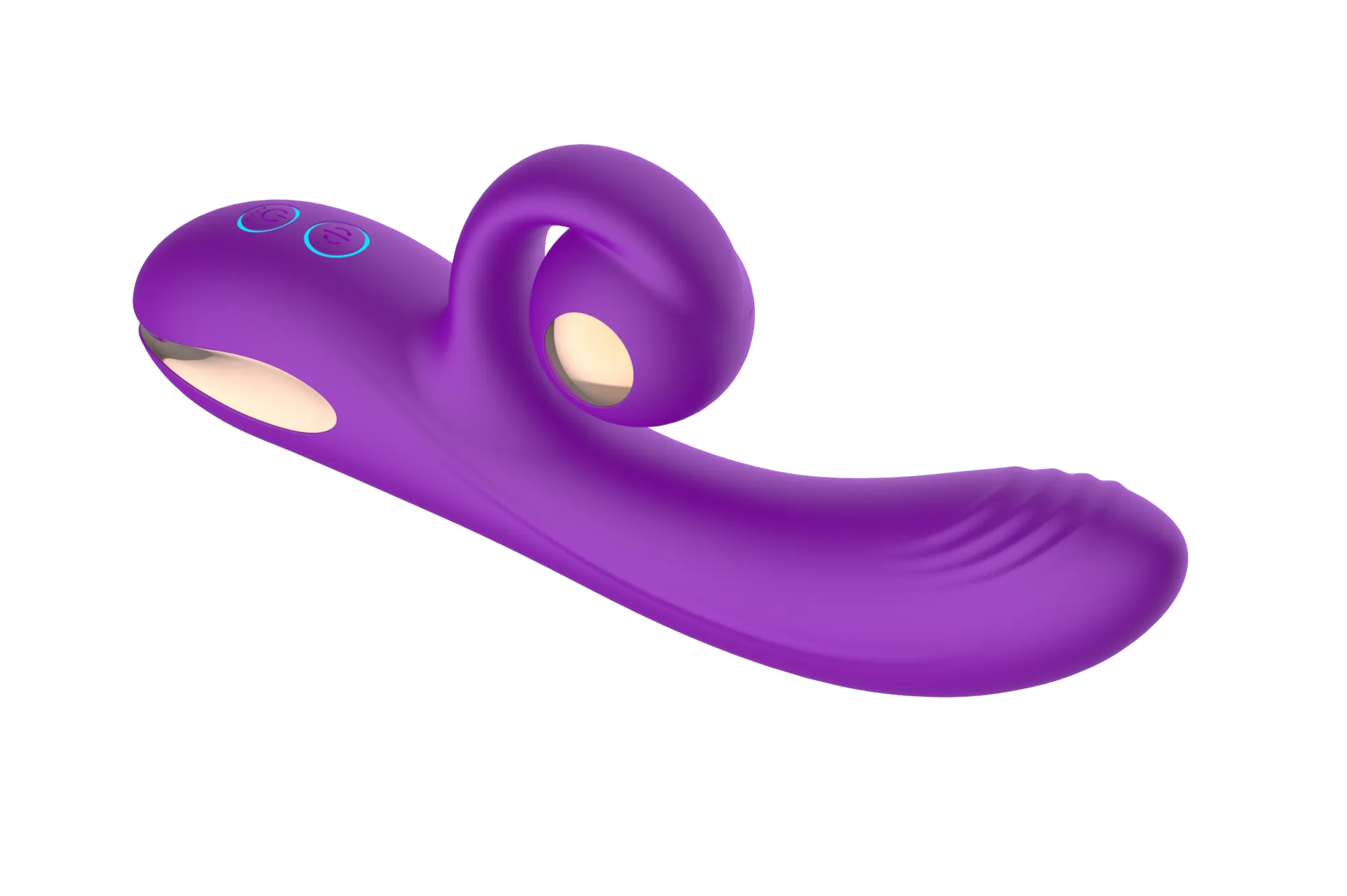 силиконовый вибратор-кролик с функцией вращения sw3052-purple в Севастополе