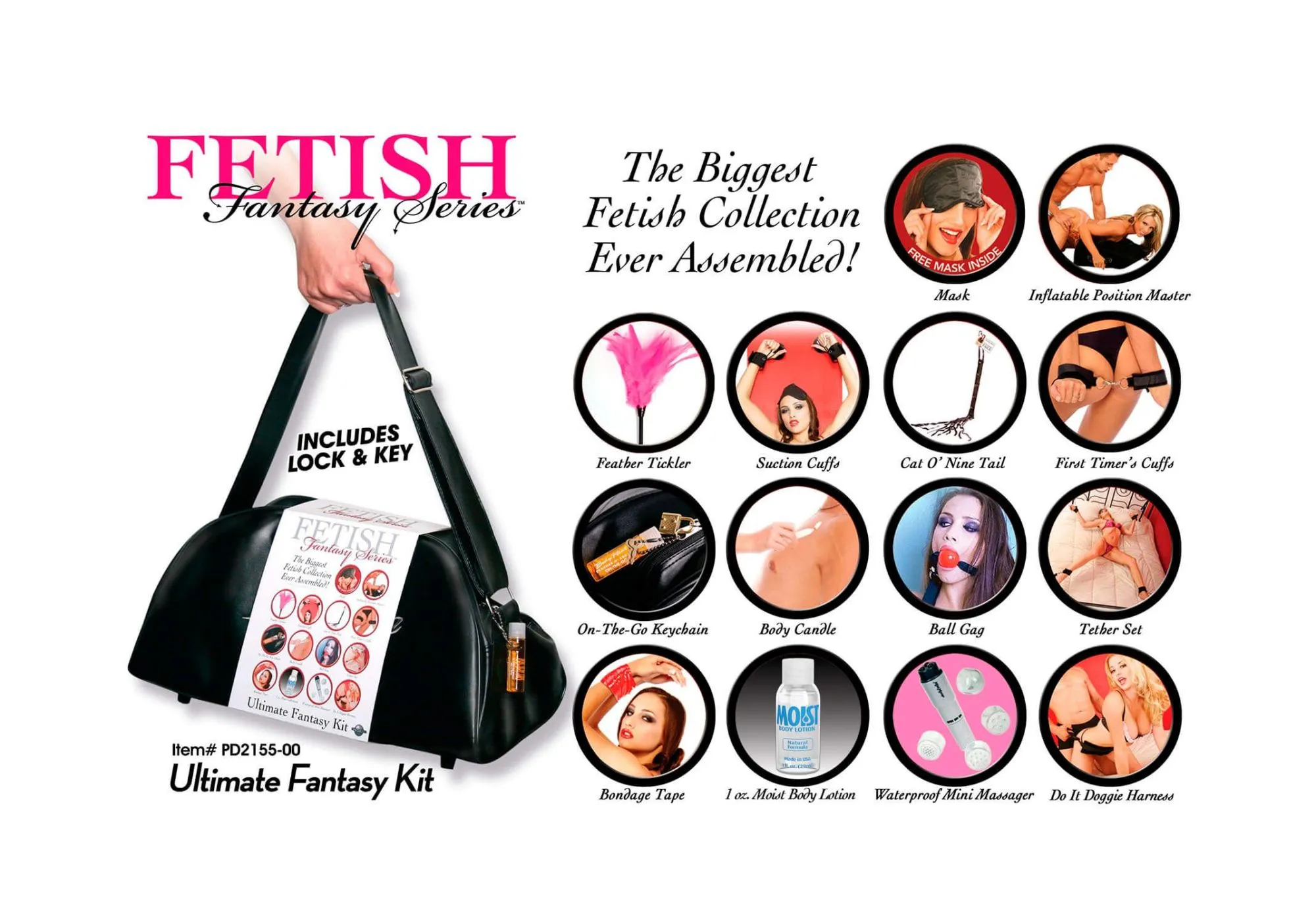 фетиш-набор pipedream ultimate fantasy kit, с сумкой в Севастополе