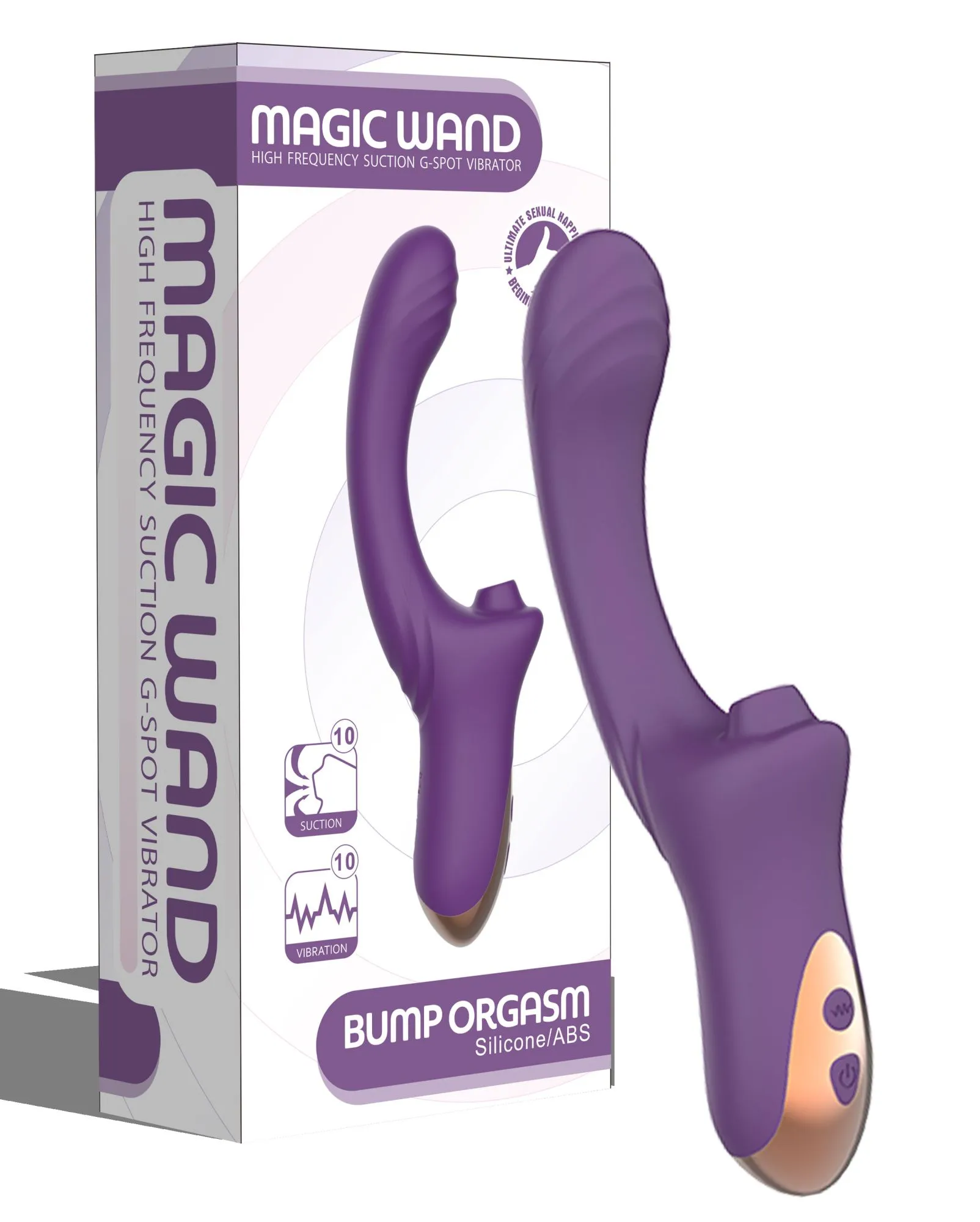 вагинально-клиторальный вибратор secwell sw3044-purple в Севастополе