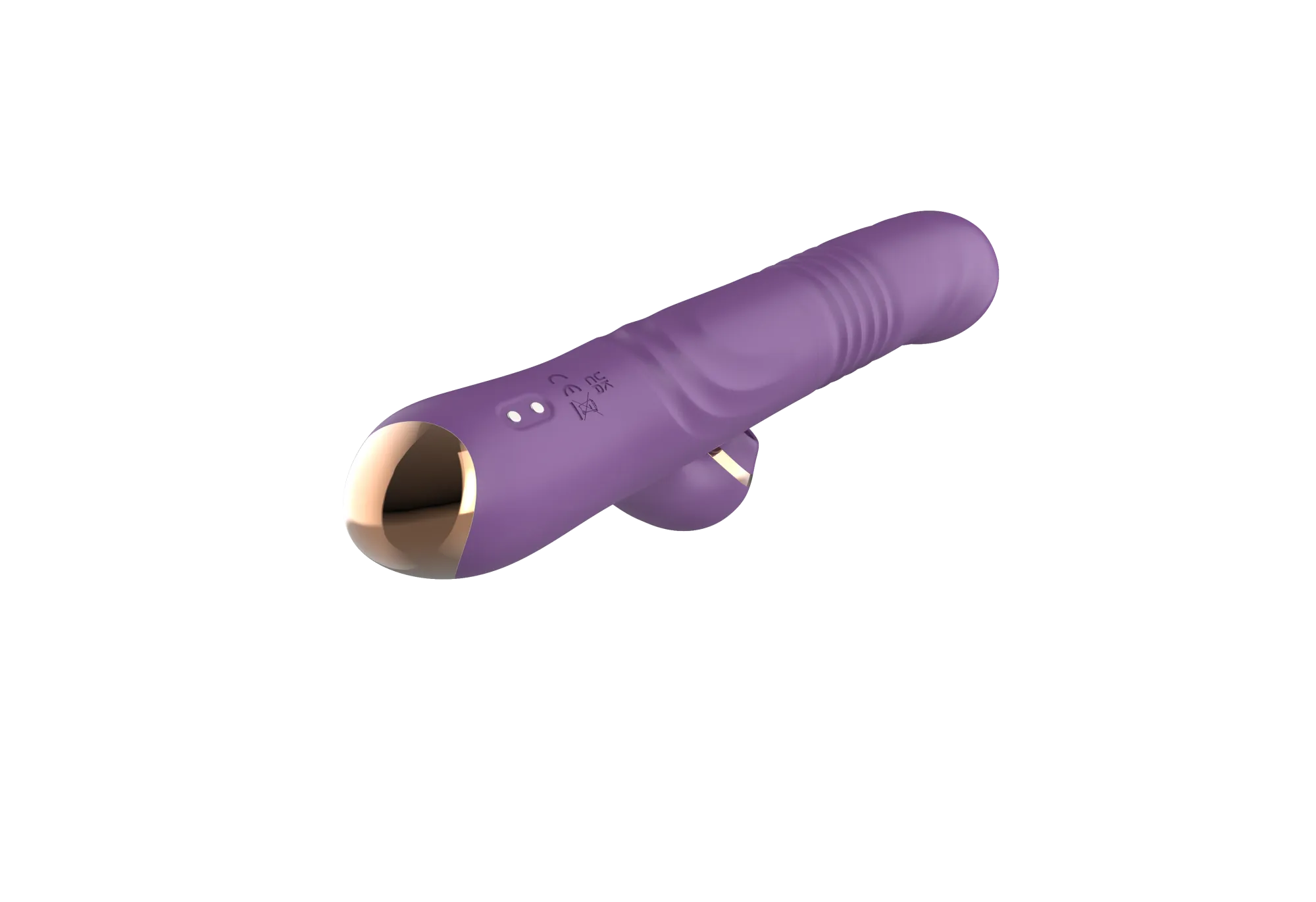 силиконовый вибратор с возвратно-поступательной стимуляцией sw24126-purple в Севастополе