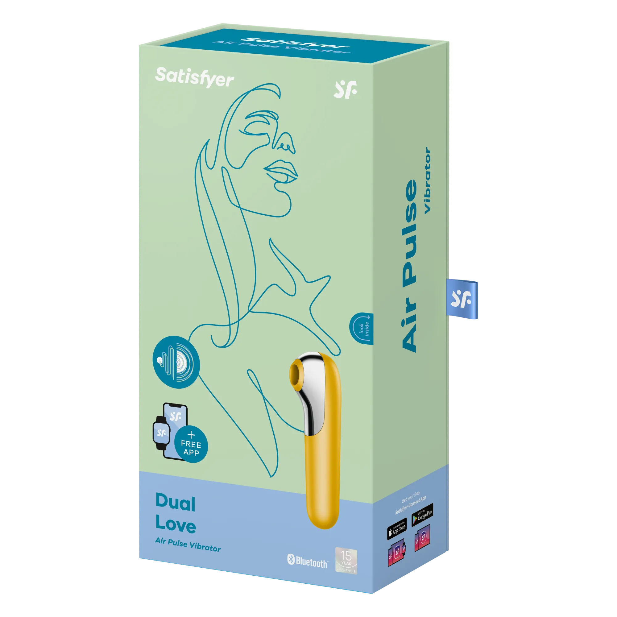 вакуумный массажер satisfyer dual love yellow 003047sa в Севастополе