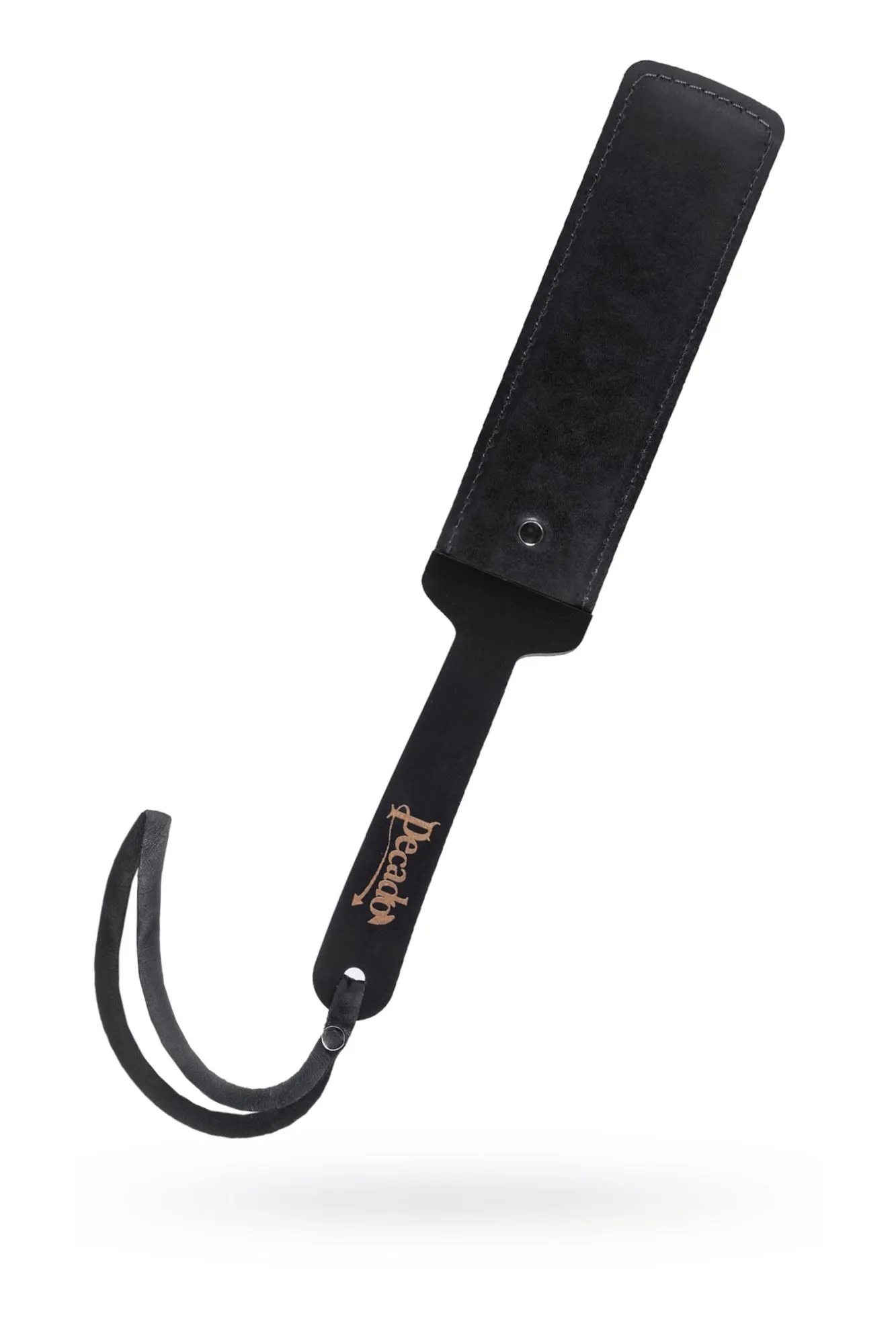 паддл pecado bdsm, гибкий, натуральная кожа и дерево, черный в Севастополе