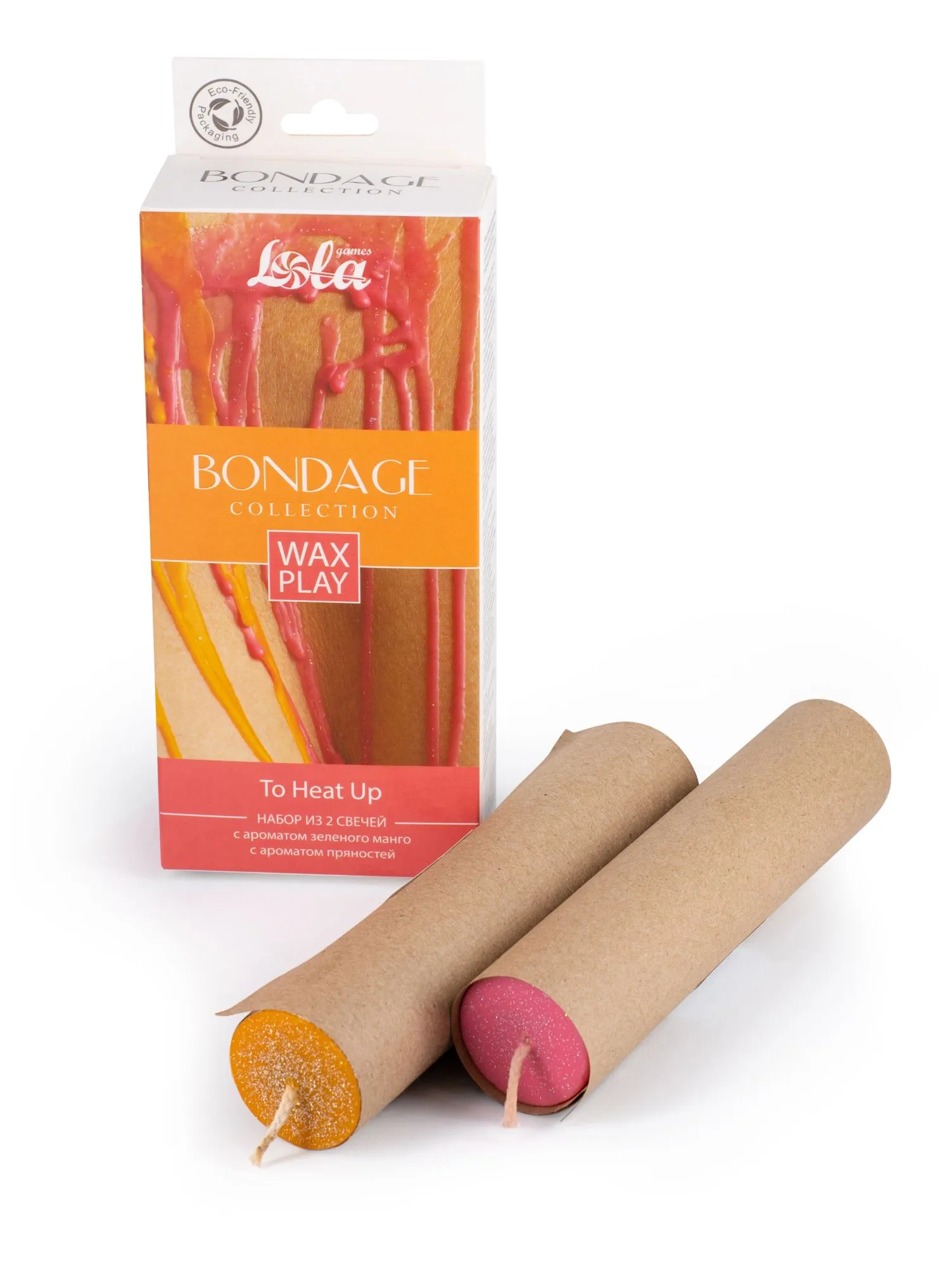 набор из 2 wax play свечей bondage to heat up 1067-01lola в Севастополе